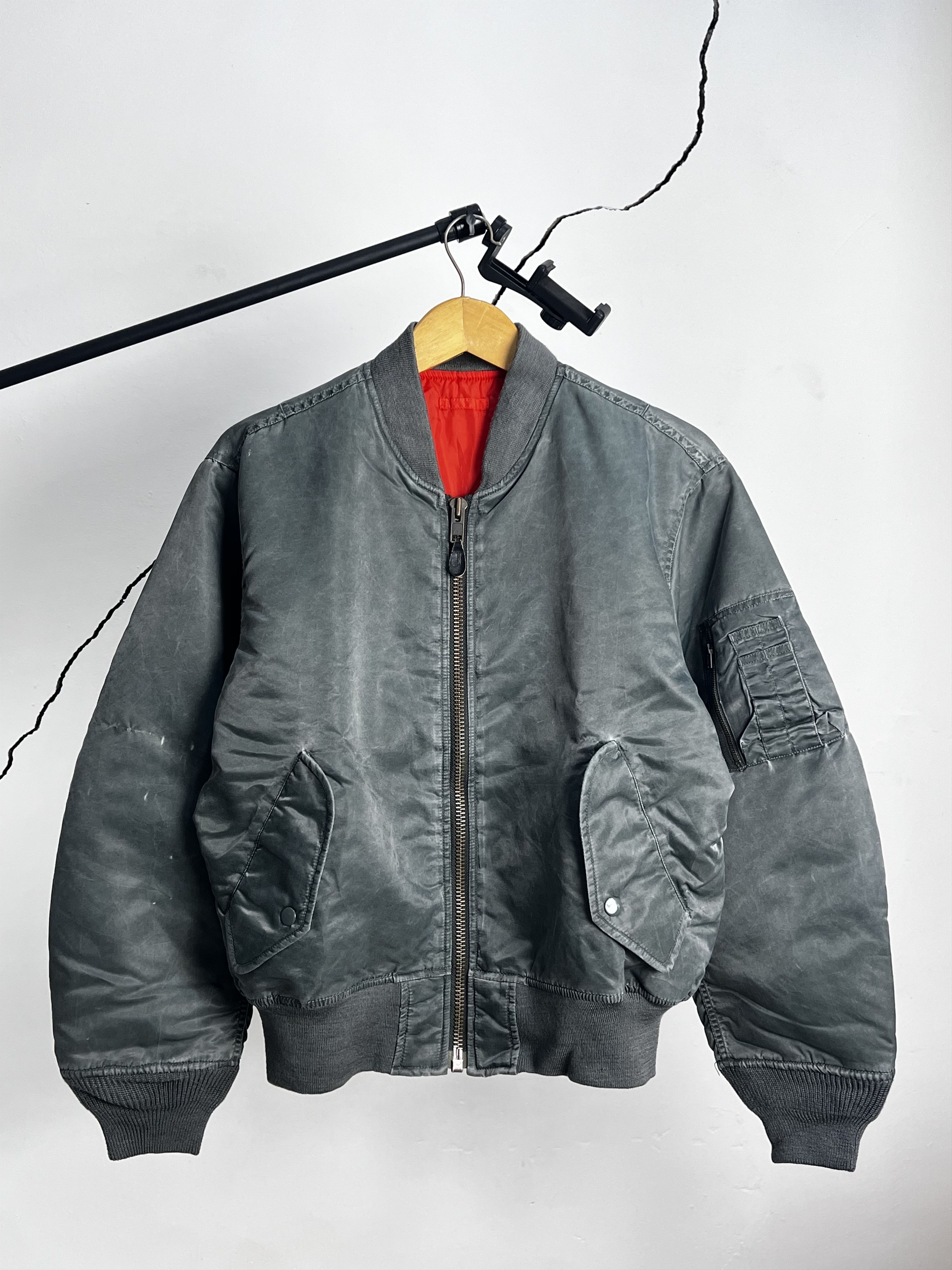 Made In Usa × Vintage Vintage 90s Flight jacket MA 1 jacket | Grailed