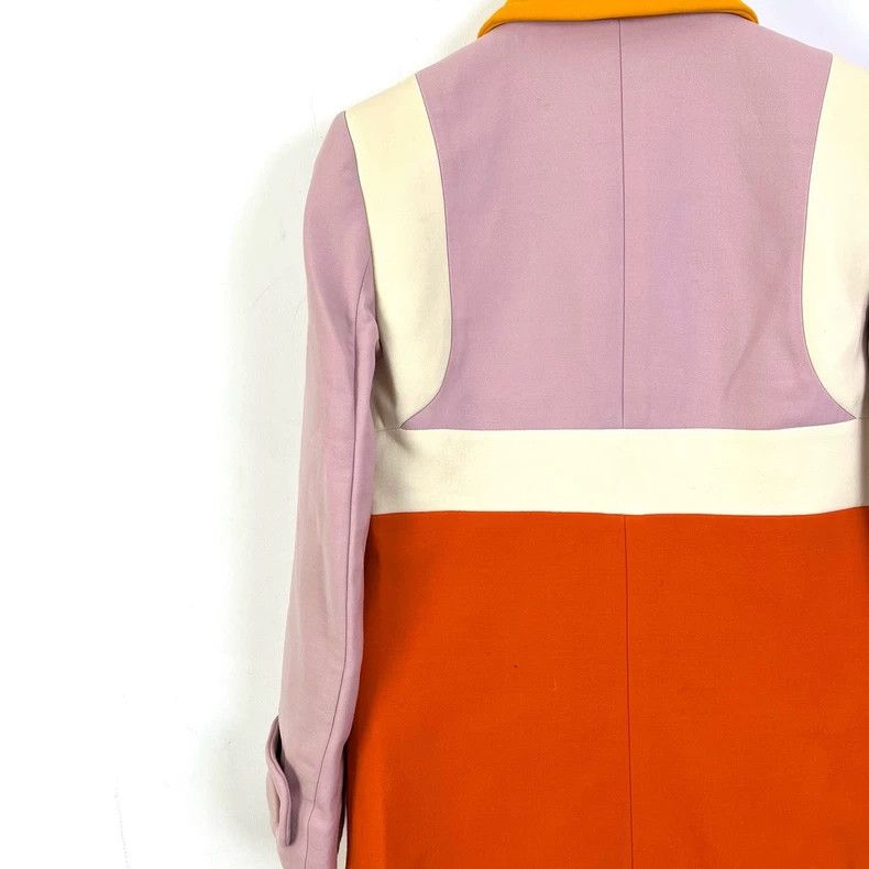 Prada Prada Size 38 Color-blocked button-button coat 2501-Nextarr Size S / US 4 / IT 40 - 5 Thumbnail