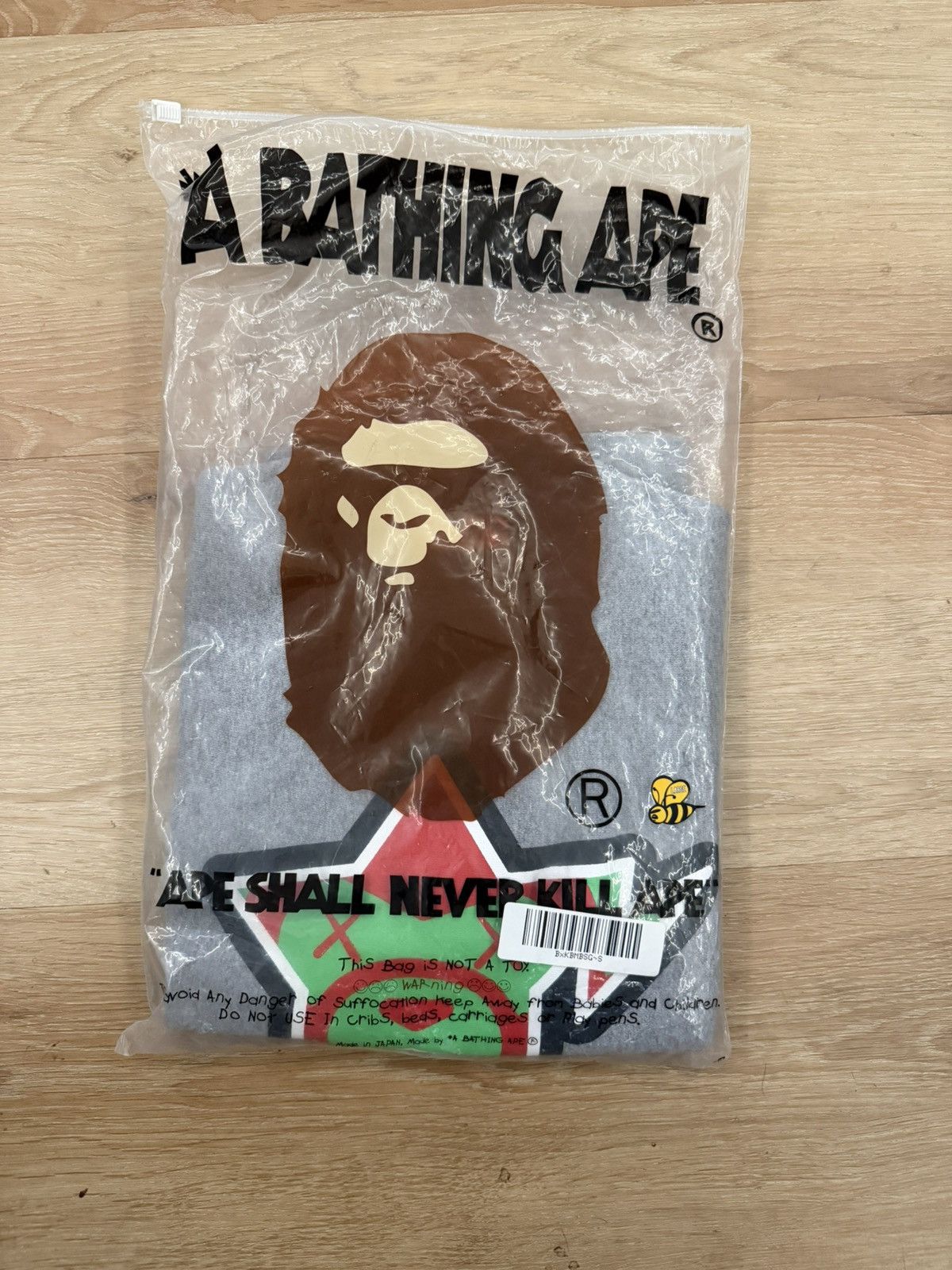 Bape × Kaws Bape x Kaws Baby Milo BapeSta Sweatshirts Gray Size S / US 4 / IT 40 - 5 Thumbnail