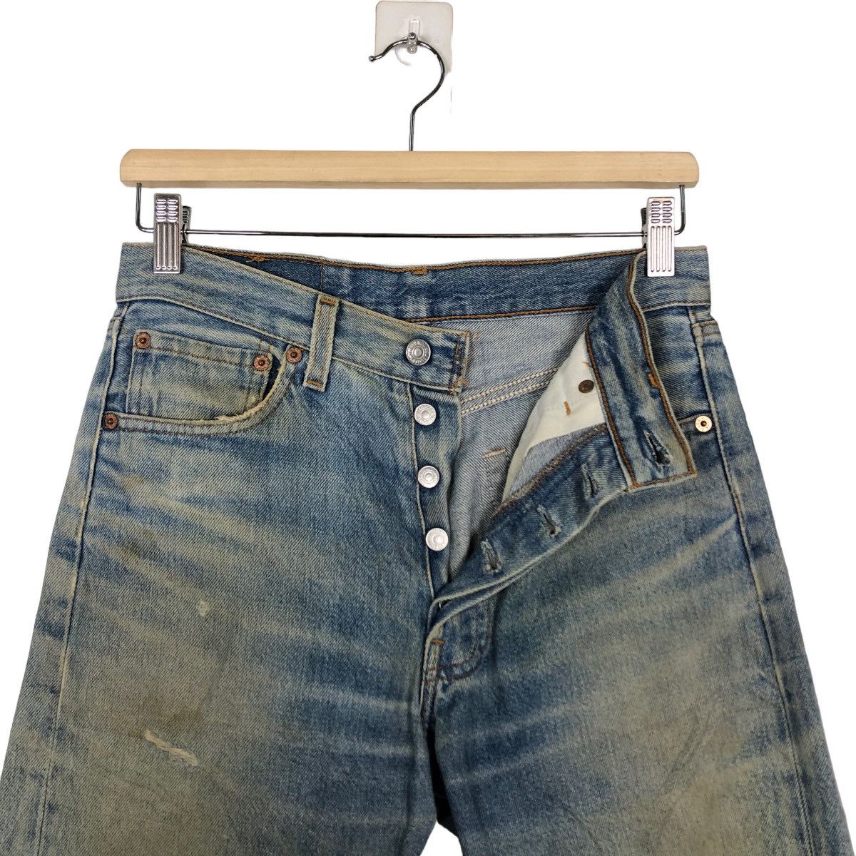 Levi's 🔥Vintage Levi’s Rindem Made in USA Selvedges Size US 29 - 11 Thumbnail