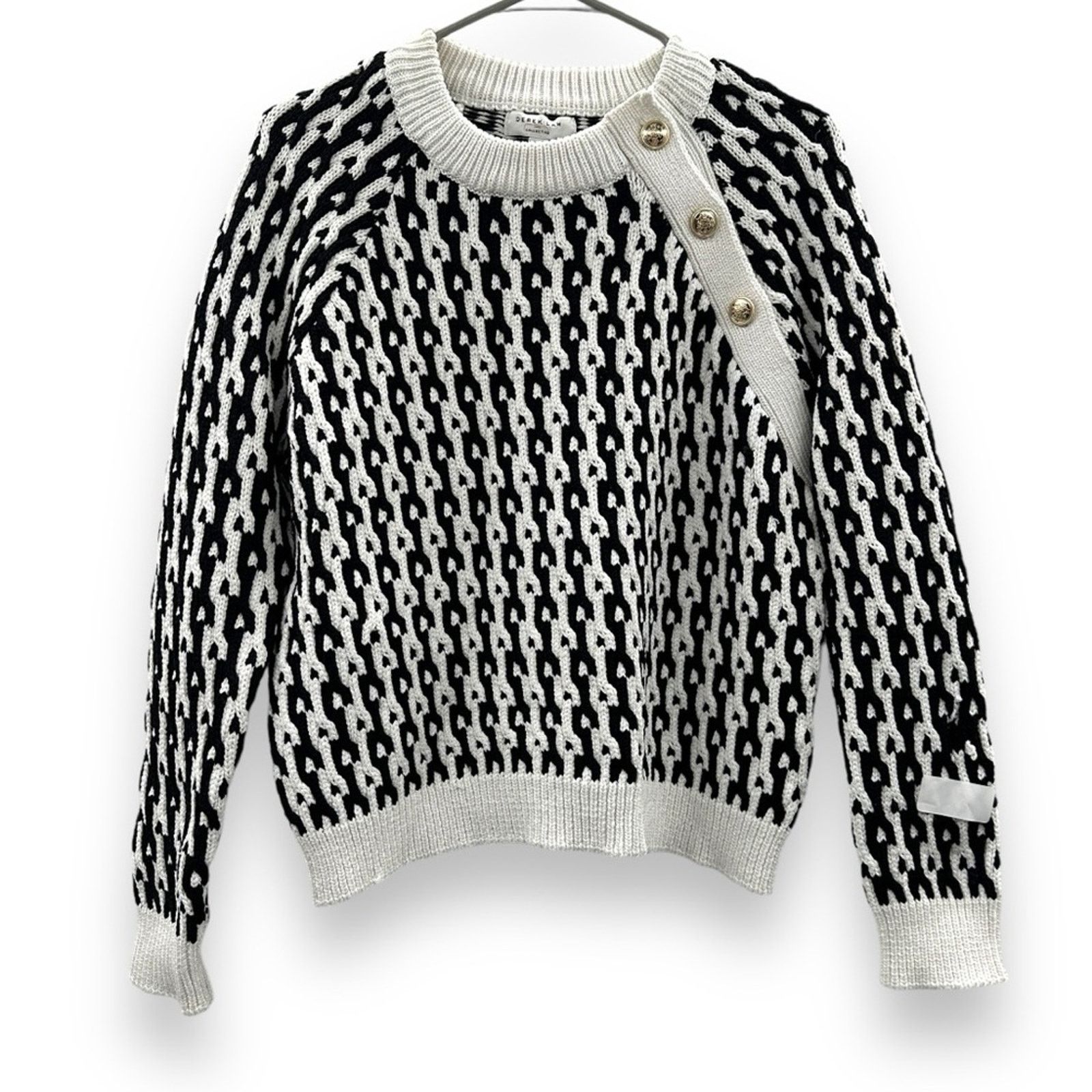Derek Lam 10 Crosby RTR Derek Lam 10 Crosby Swayer Intarsia Long Sleeve Sweater Size M / US 6-8 / IT 42-44 - 3 Thumbnail