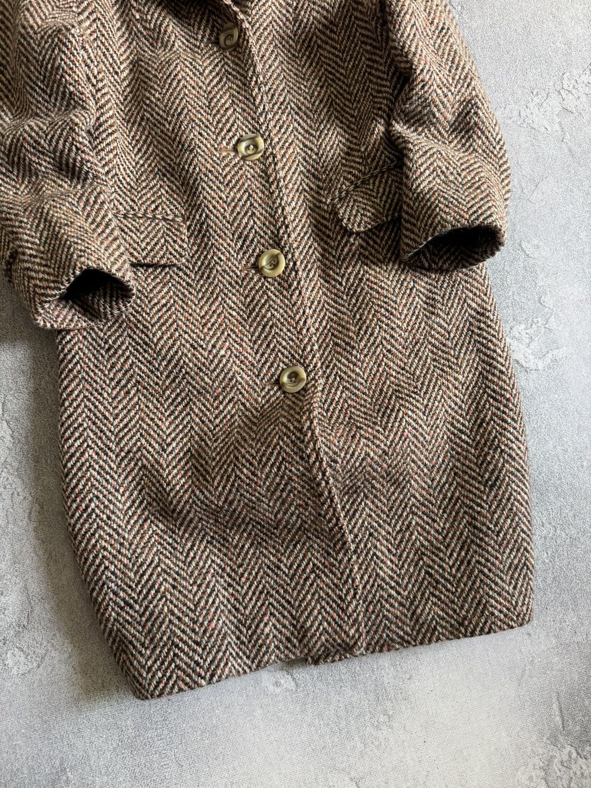 Burberry Burberry vintage retro wool long coat 🧥 jacket old money Size S / US 4 / IT 40 - 2 Thumbnail