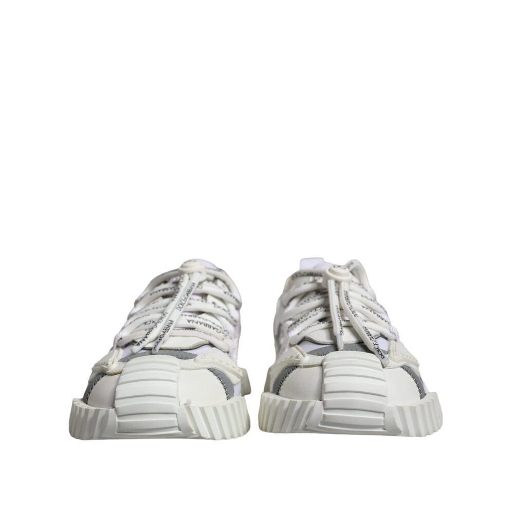 Dolce & Gabbana Dolce & Gabbana White Lace Up Low Top NS1 Sneakers Shoes Size US 6 / EU 39 - 2 Thumbnail