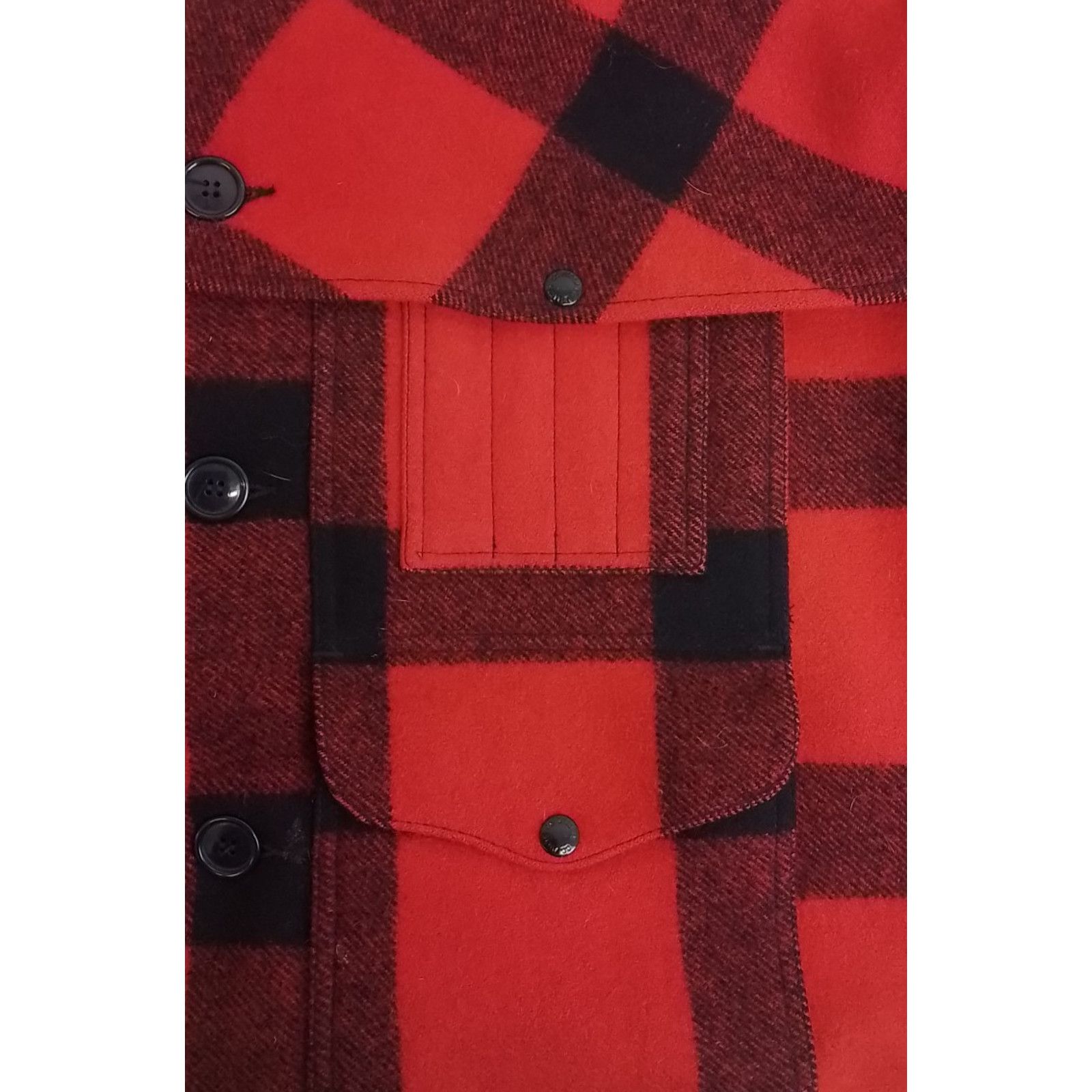 Filson C.C. Filson Mackinaw Jacket Men's XL (44) Red Buffalo Plaid Size US XL / EU 56 / 4 - 9 Thumbnail