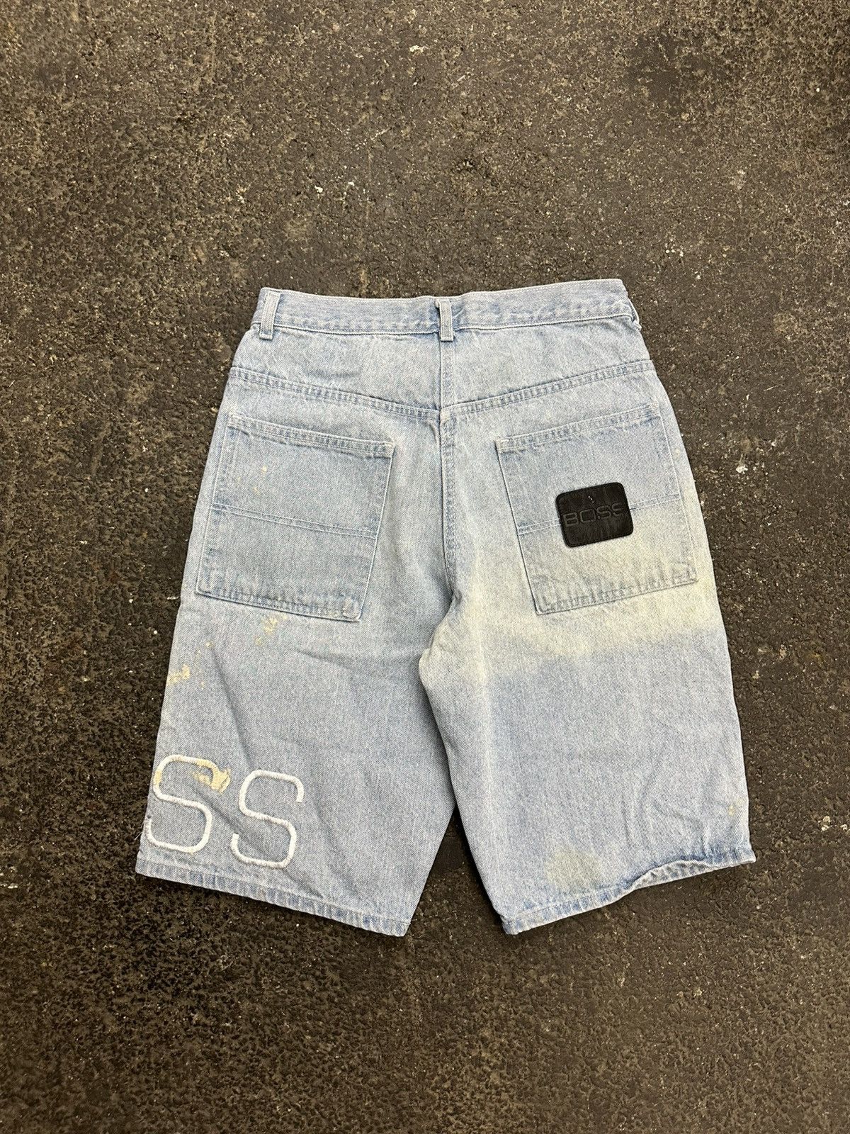 Hugo Boss × Vintage Y2K boss baggy jorts Size US 28 / EU 44 - 1 Thumbnail