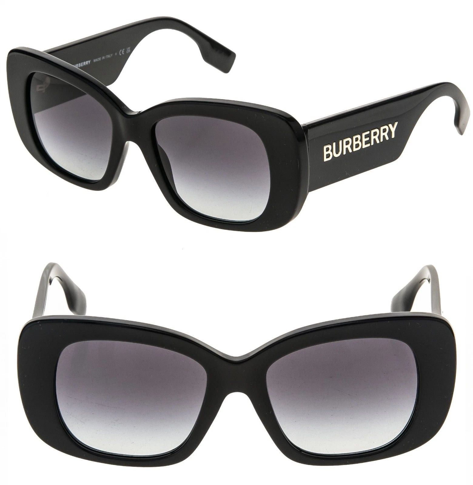 Burberry BURBERRY 4410 BE4410 Black Classic Oval Fashion Sunglasses Size ONE SIZE - 1 Thumbnail