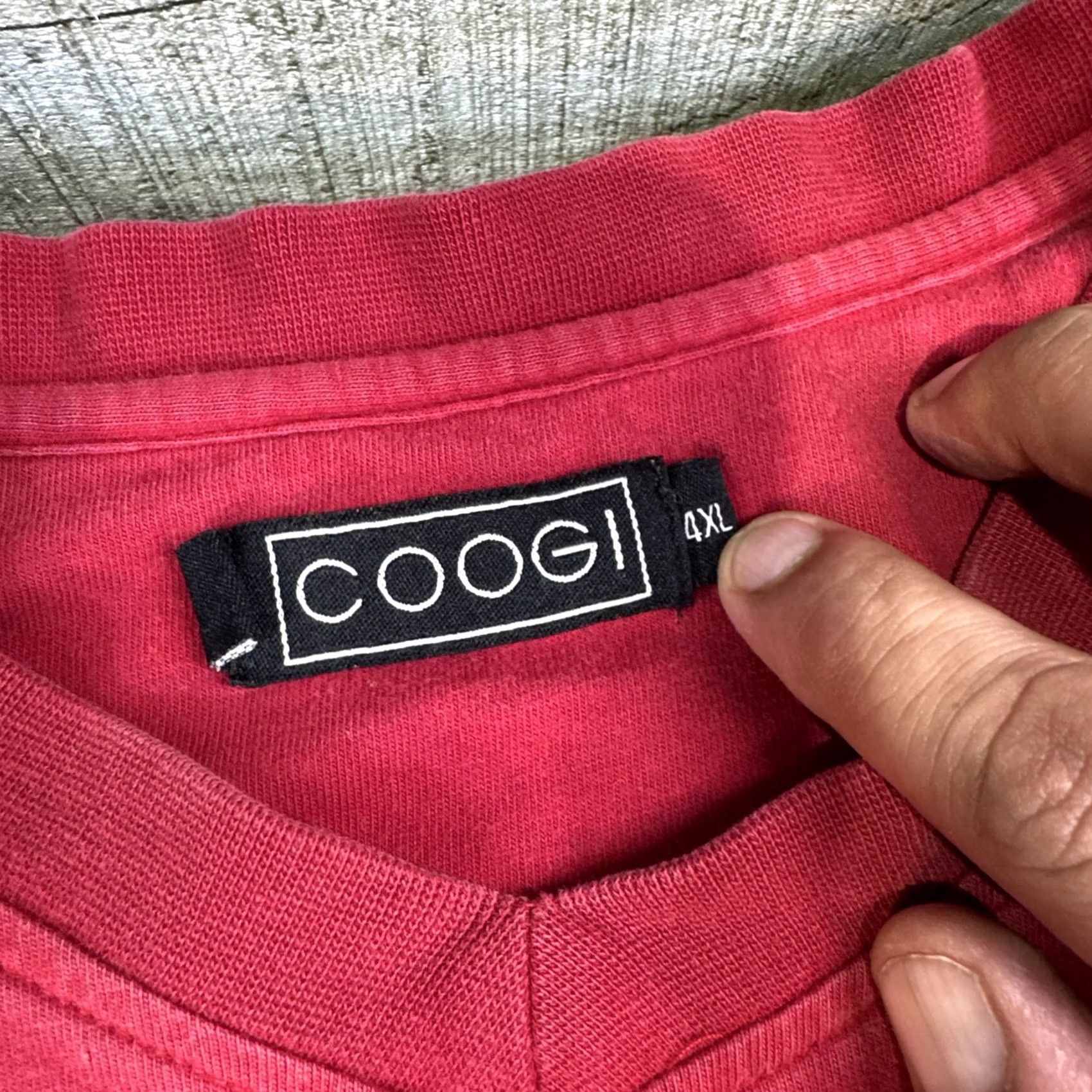 Coogi VINTAGE Coogi T-shirt Men’s Red XXXL Shirt Size US XXL / EU 58 / 5 - 3 Thumbnail