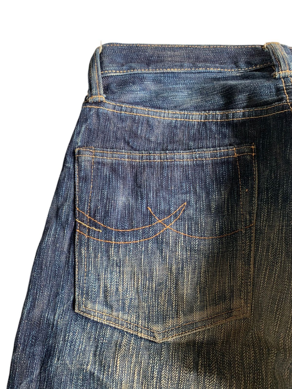 Japanese Brand × Kapital × Vintage ETERNAL SELVEDGE BUTTON FLY RUSTY JAPANESE DENIM Size US 30 / EU 46 - 19 Thumbnail