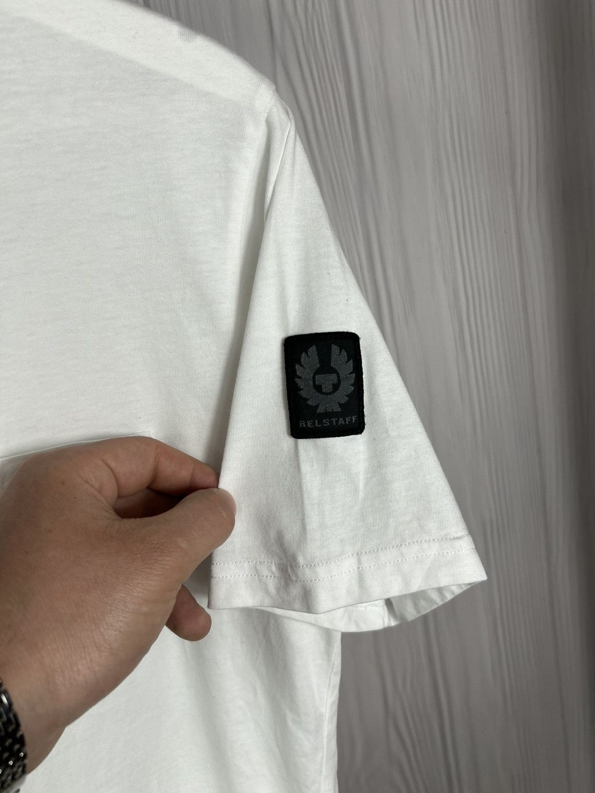 Belstaff Belstaff Thom White T-Shirt Chest Pocket Size M Size US M / EU 48-50 / 2 - 4 Thumbnail