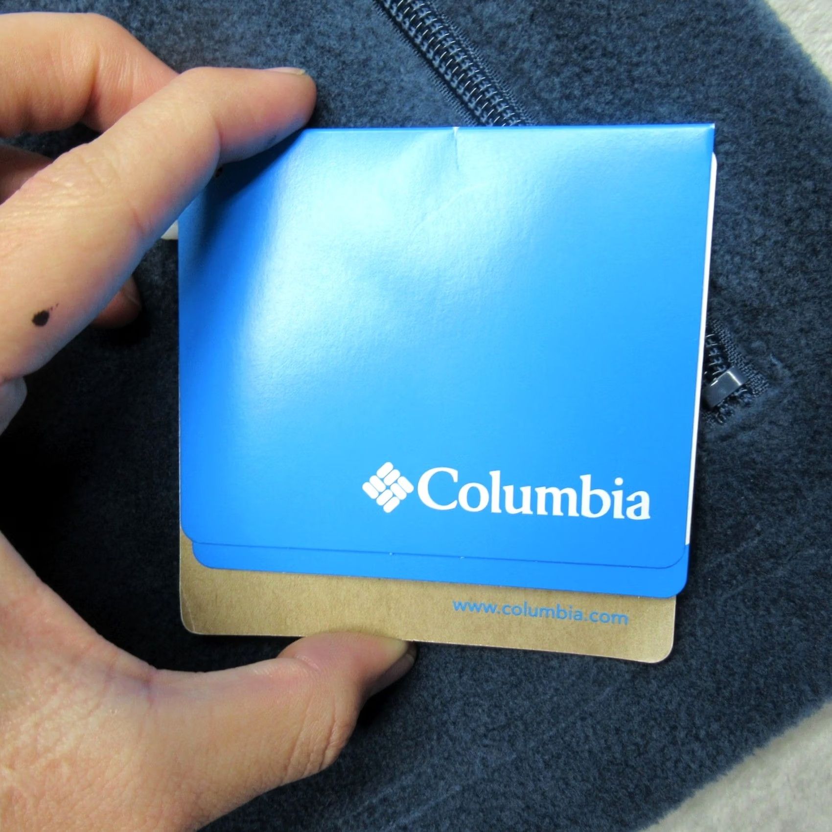 Vintage Vest Womens XL Blue Columbia Fleece Pockets Full Zip SUPER Soft Outdoor Logo NEW Size XL / US 12-14 / IT 48-50 - 6 Thumbnail