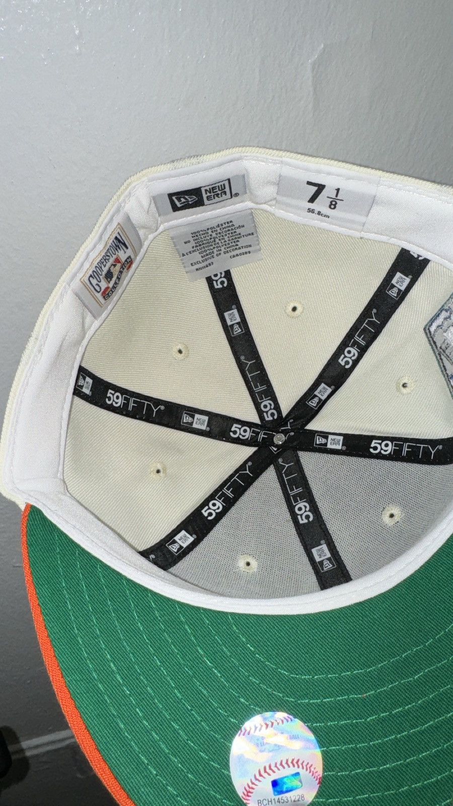 New Era New Era 59fifty White San Francisco Giants Fitted Hat Size ONE SIZE - 3 Thumbnail