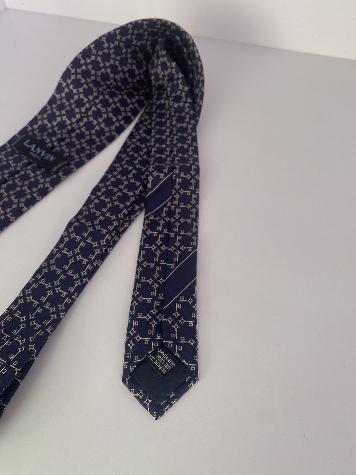 Lanvin × Vintage Vintage Lanvin Silk Tie Size ONE SIZE - 9 Thumbnail