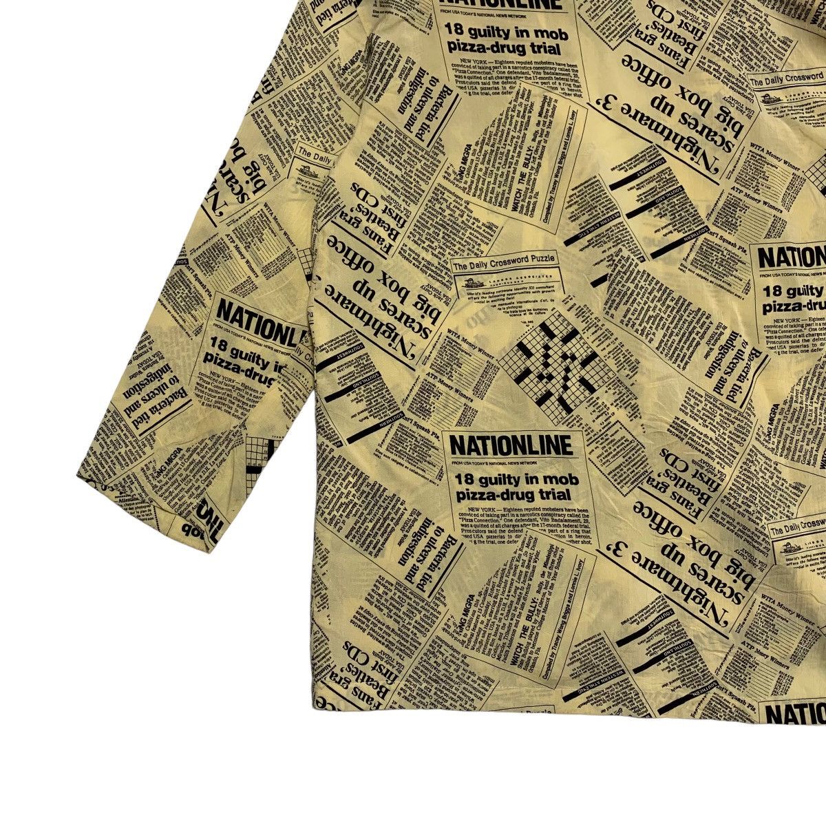 Japanese Brand Arenizo Newspaper Jacket Size XL / US 12-14 / IT 48-50 - 9 Thumbnail