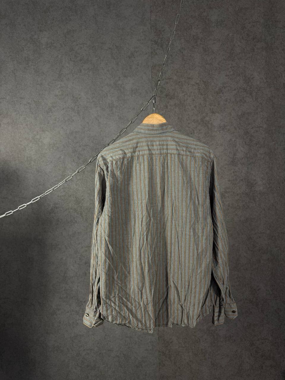 Armani Armani Jeans luxury vintage designer striped shirt Size US XL / EU 56 / 4 - 8 Thumbnail