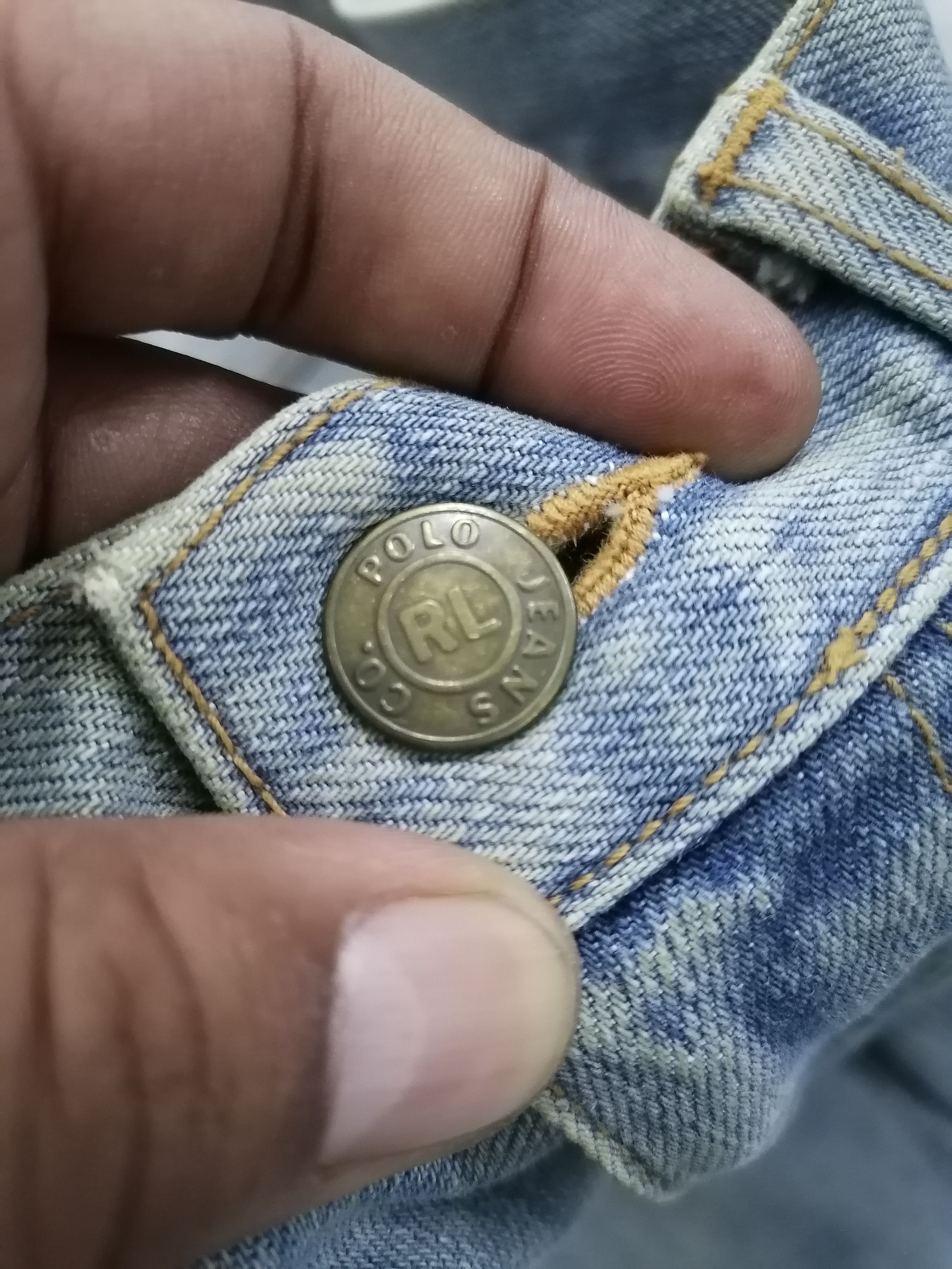 Polo Ralph Lauren × Vintage Flare Vintage Polo Ralph Lauren Distressed Denim Pants Size US 30 / EU 46 - 5 Thumbnail