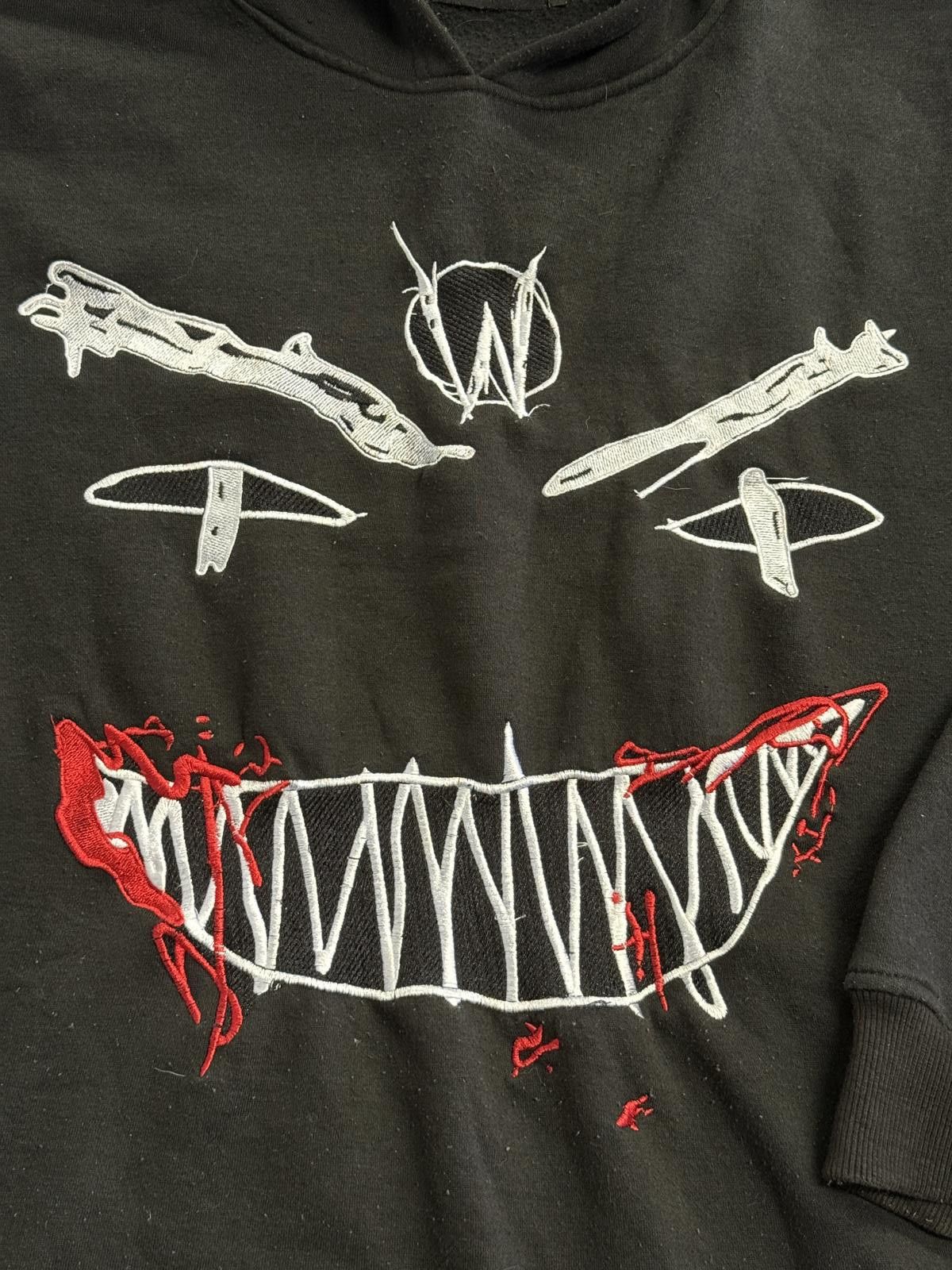 Designer Evil Hearts Club Hoodie Monster Face EHC Le Wuz Studios 3XL Size US XXL / EU 58 / 5 - 4 Thumbnail