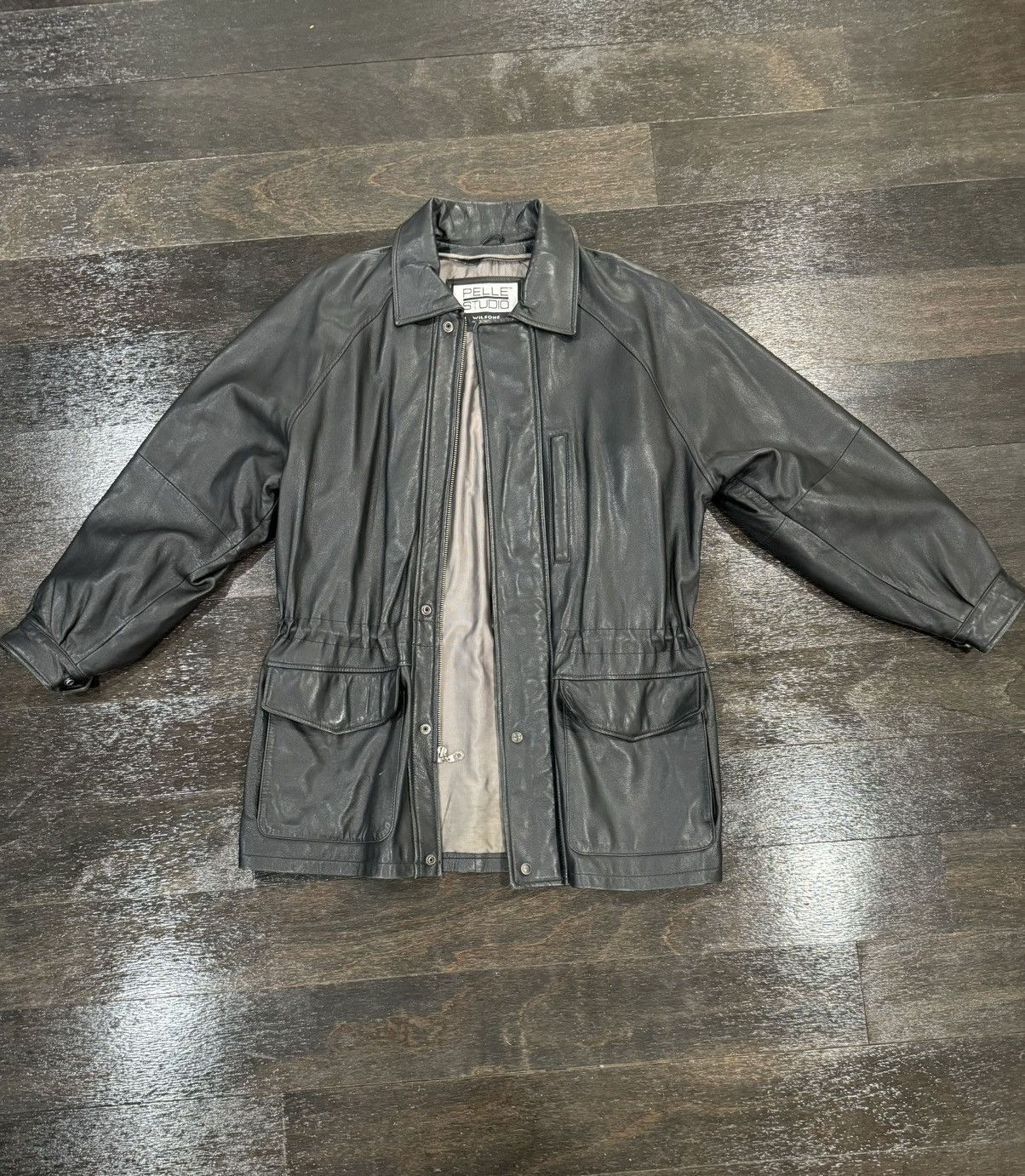 Wilsons Leather Pelle Studio Leather Jacket Size US M / EU 48-50 / 2 - 1 Thumbnail