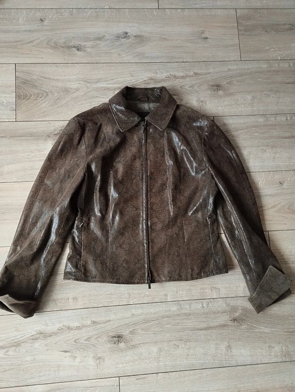 ARMA Arma Leather brown jacket size M Size US M / EU 48-50 / 2 - 1 Thumbnail