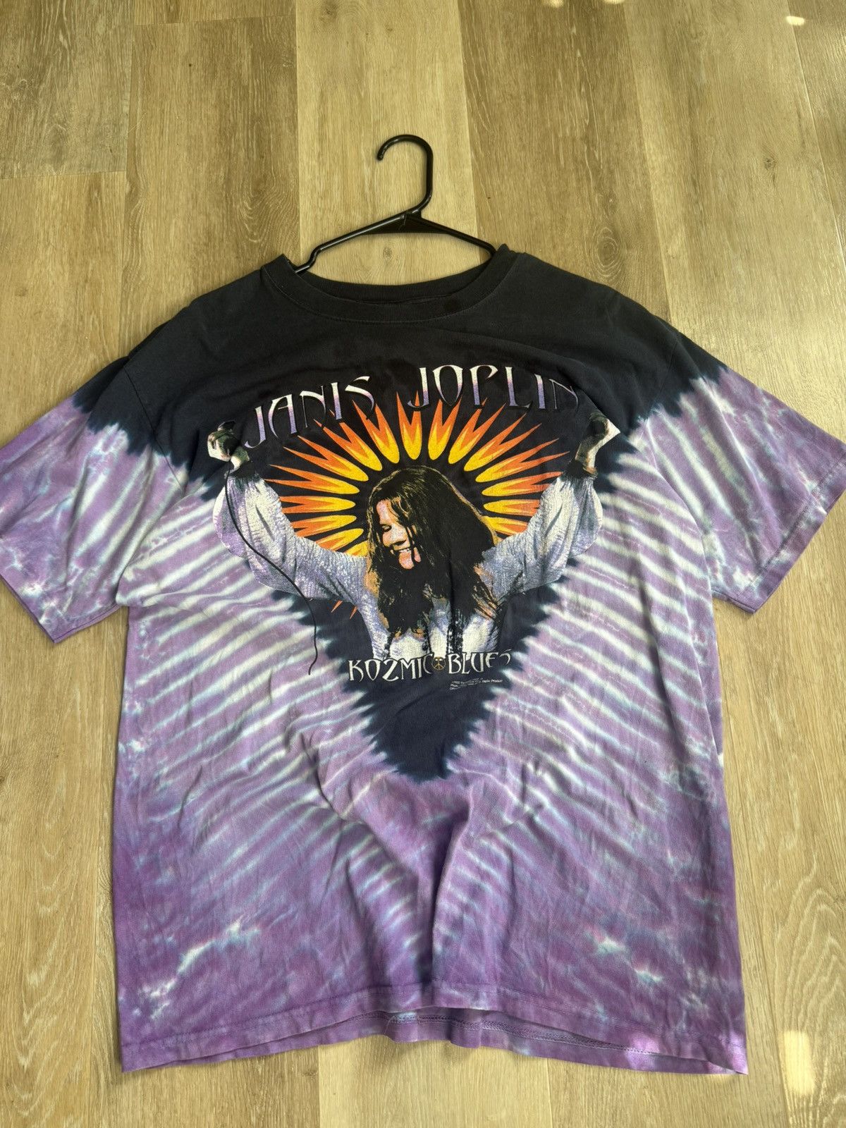 Band Tees × Vintage Crazy Vintage Janis Joplin Tee Size US L / EU 52-54 / 3 - 2 Thumbnail