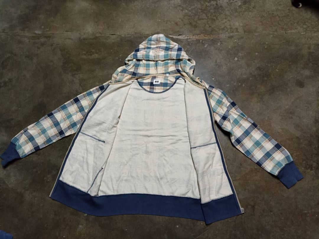 Uniqlo Uniqlo Flannel Design zipper Hoodie Size M / US 6-8 / IT 42-44 - 5 Thumbnail