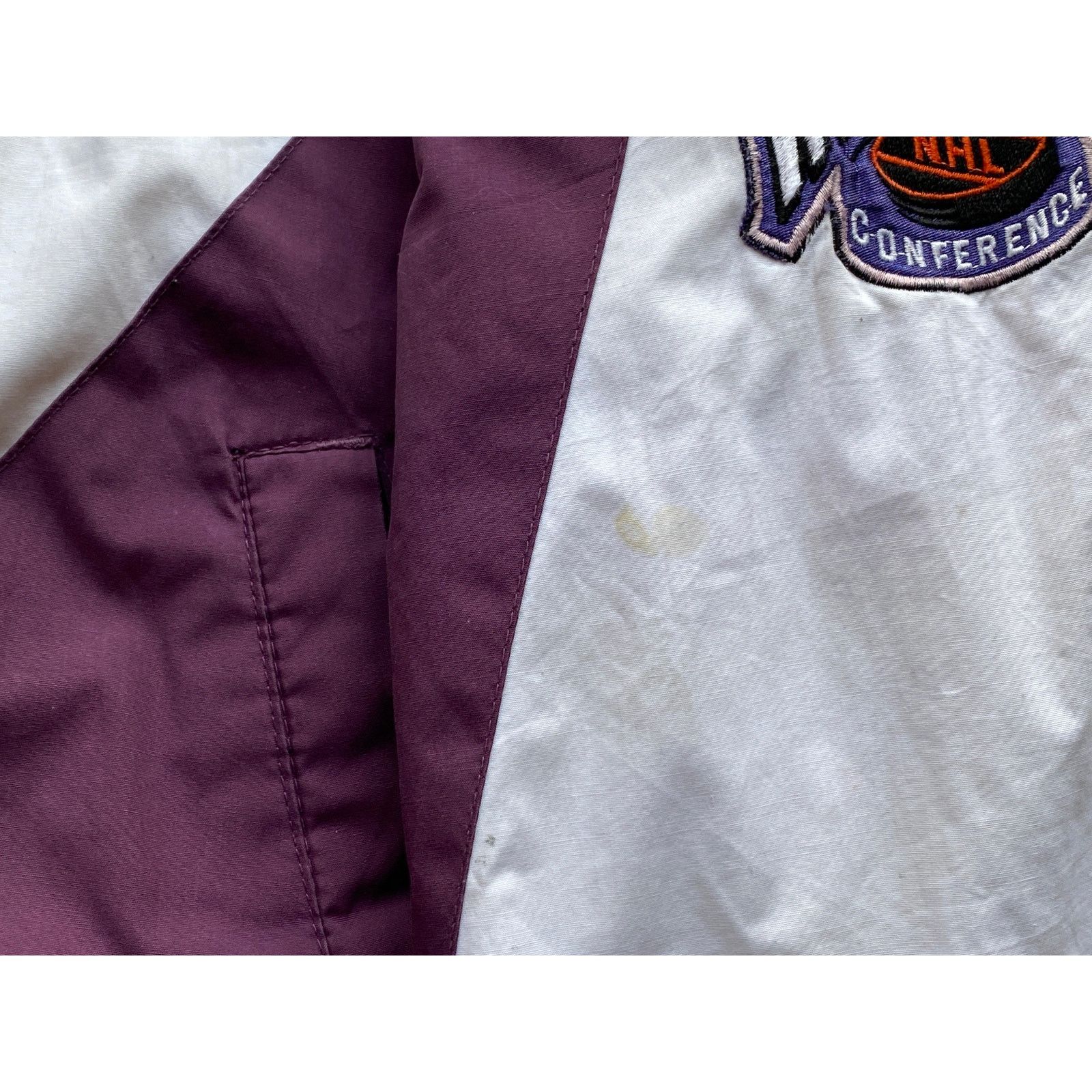 NHL × Starter RARE Anaheim Mighty Ducks 90s PRO PLAYER puffer L NHL vtg Size US L / EU 52-54 / 3 - 10 Thumbnail