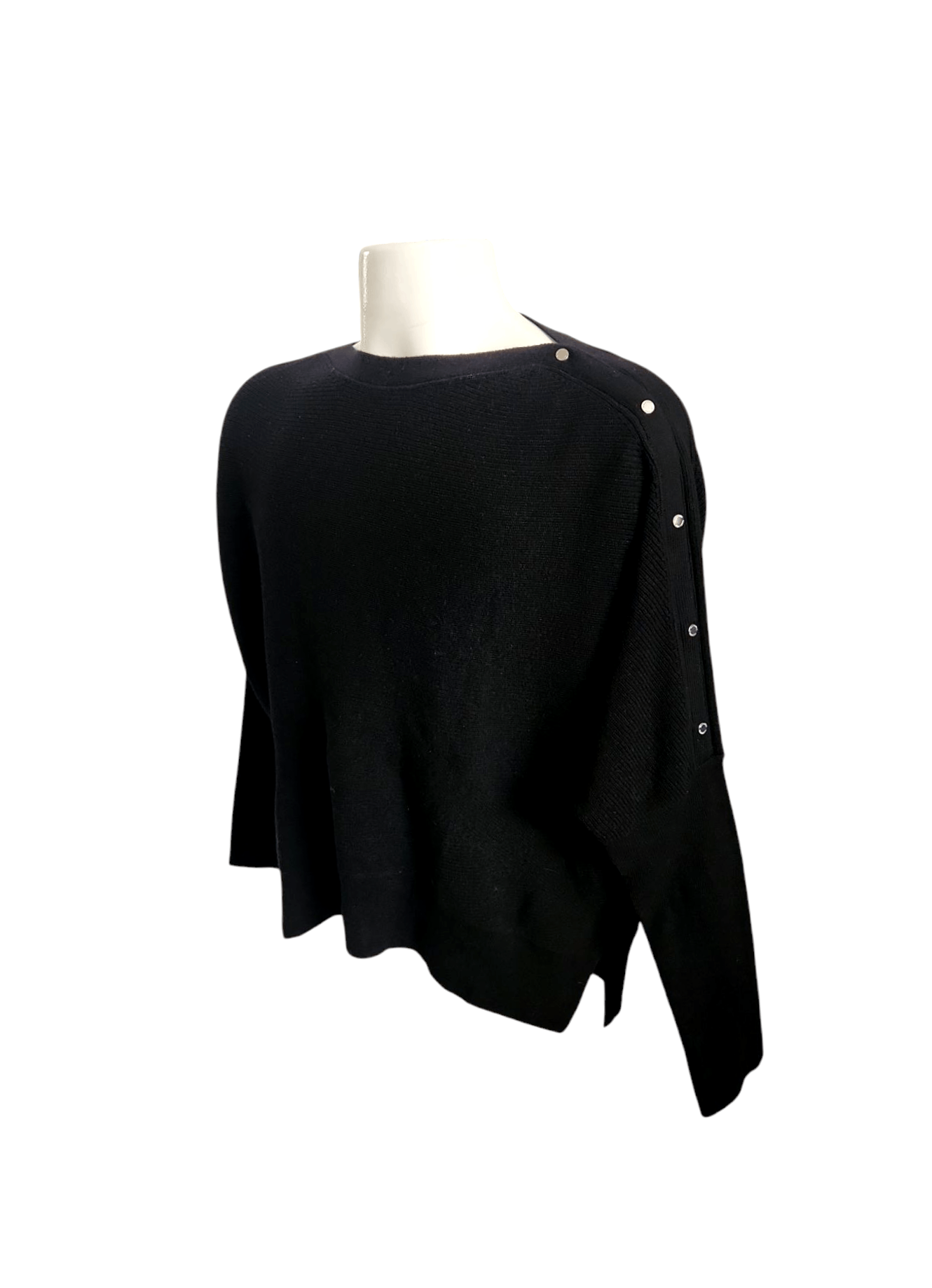 Allsaints Allsaints Raven Jumper Wool Cashmere Blend Sweater black Size M / US 6-8 / IT 42-44 - 2 Thumbnail
