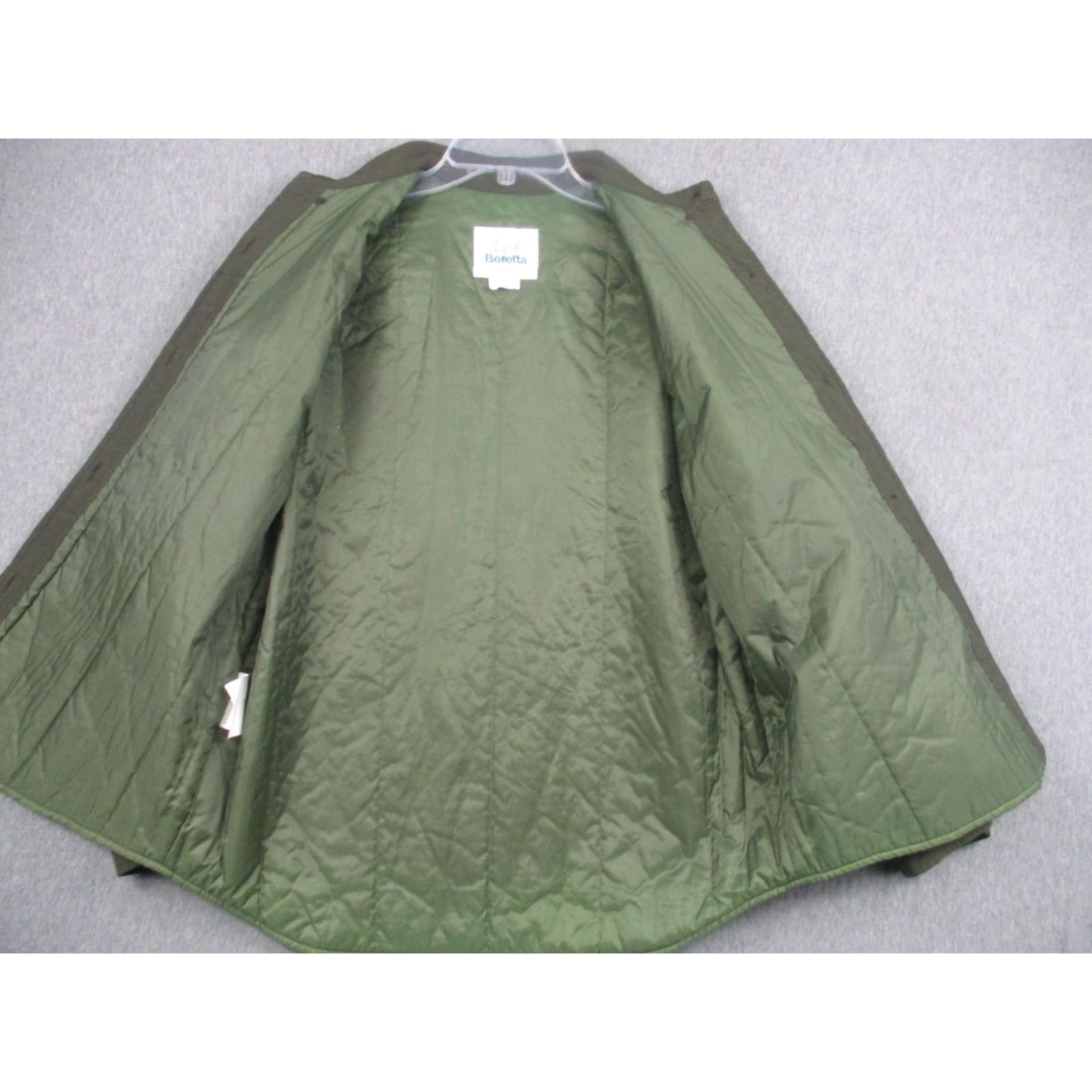 Vintage Beretta Sport Jacket Womens 10 Green Quilted Lined Outdoor Field Hunting Italy Outdoor Size L / US 10 / IT 46 - 7 Thumbnail