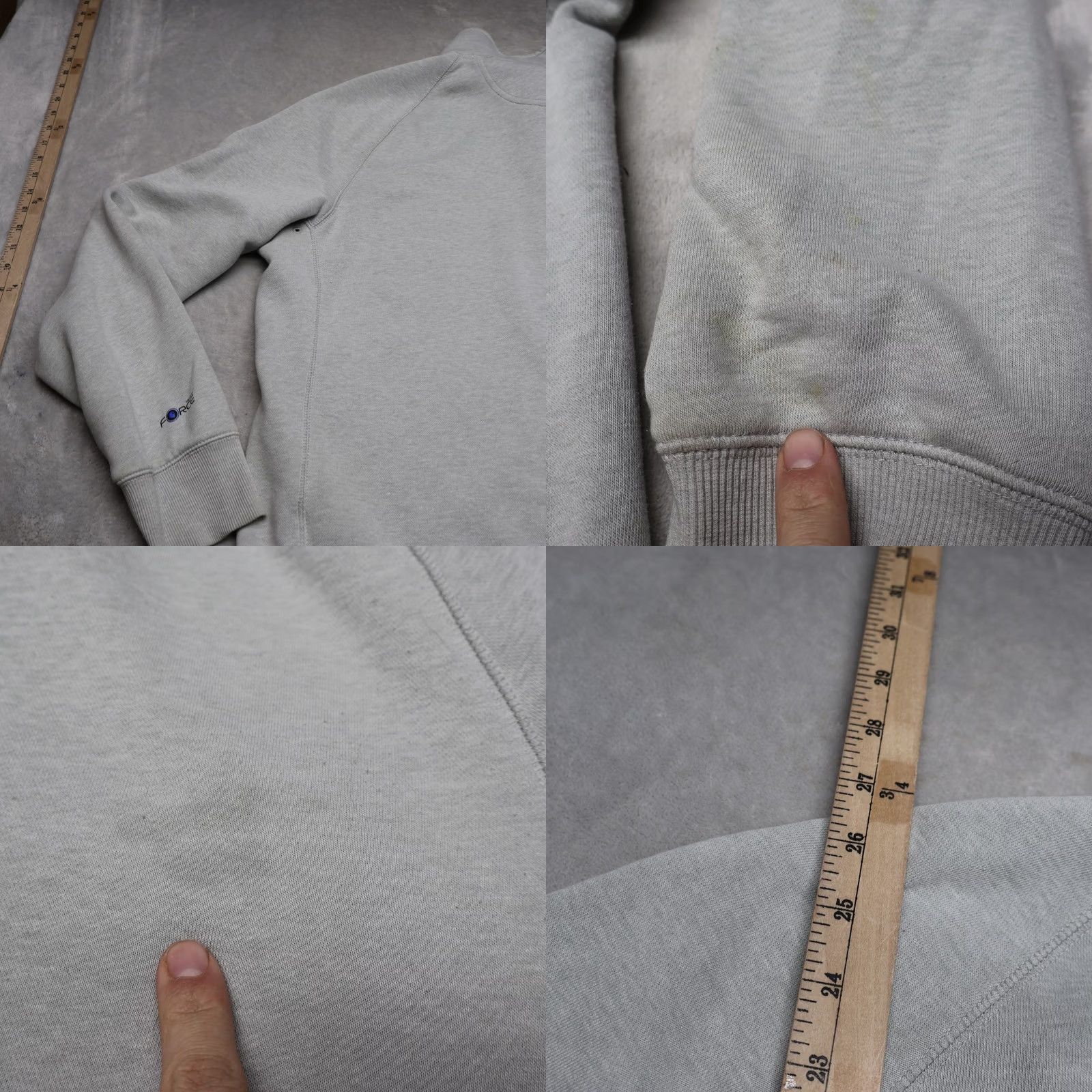 Carhartt Carhartt Sweatshirt Mens XL White Force Relaxed Fit Quarter Zip Pullover Size US XL / EU 56 / 4 - 9 Thumbnail