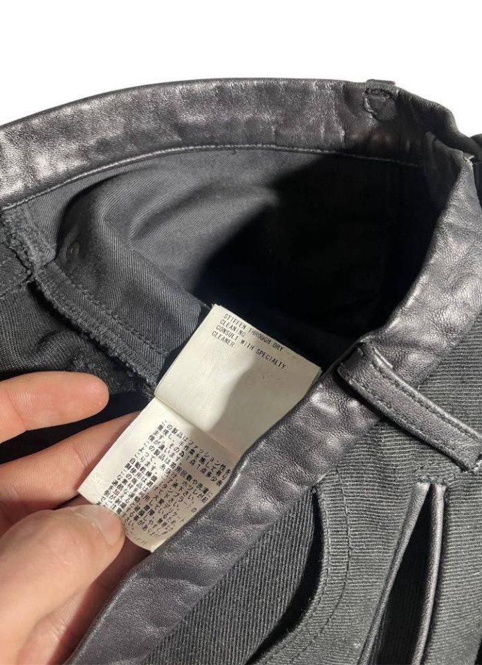 Jun Takahashi × Undercover undercover aw07 bolt jeans with lambskin leather details Size US 32 / EU 48 - 12 Thumbnail