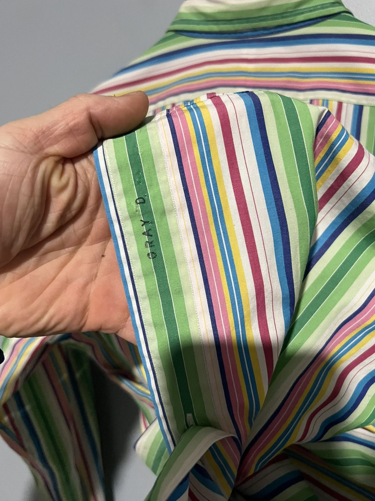 Polo Ralph Lauren VINTAGE Polo Ralph Lauren Shirt Sz M Candy Stripe Custom Fit Size US M / EU 48-50 / 2 - 7 Thumbnail