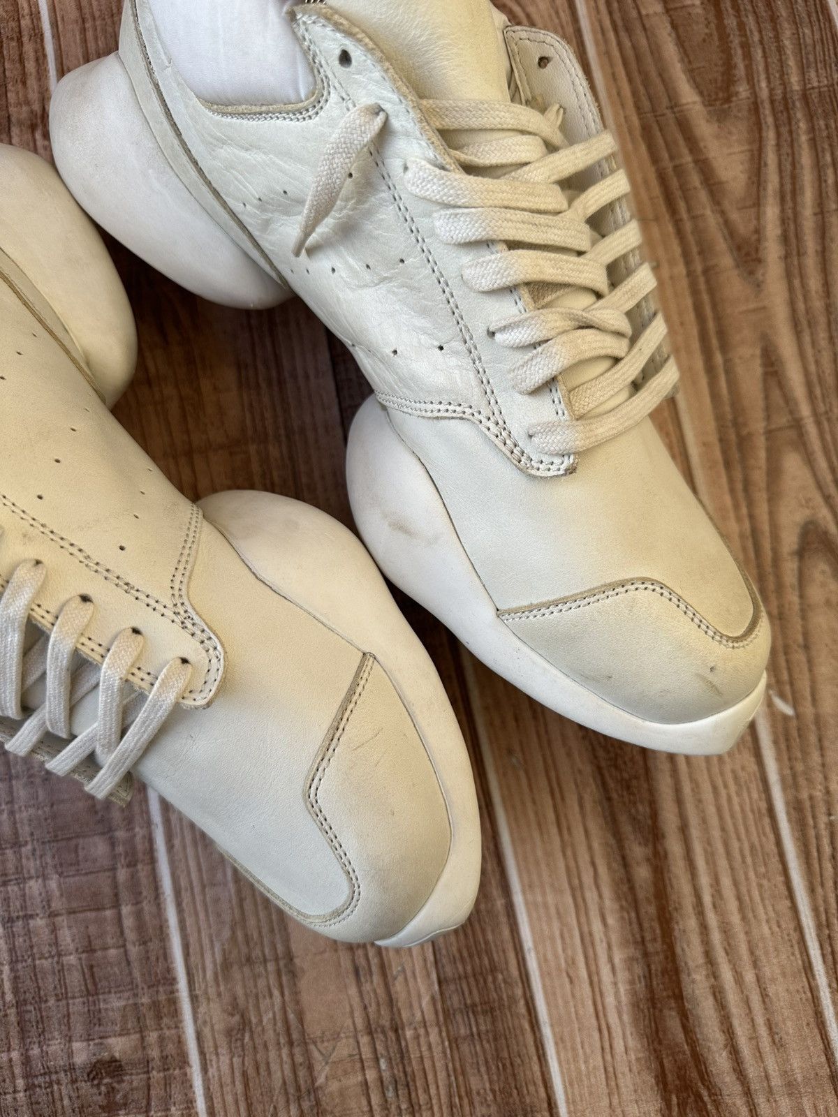 Rick Owens Drkshdw Adidas X Rick Owens Tech Runner Split Sole Size US 10.5 / EU 43-44 - 9 Thumbnail