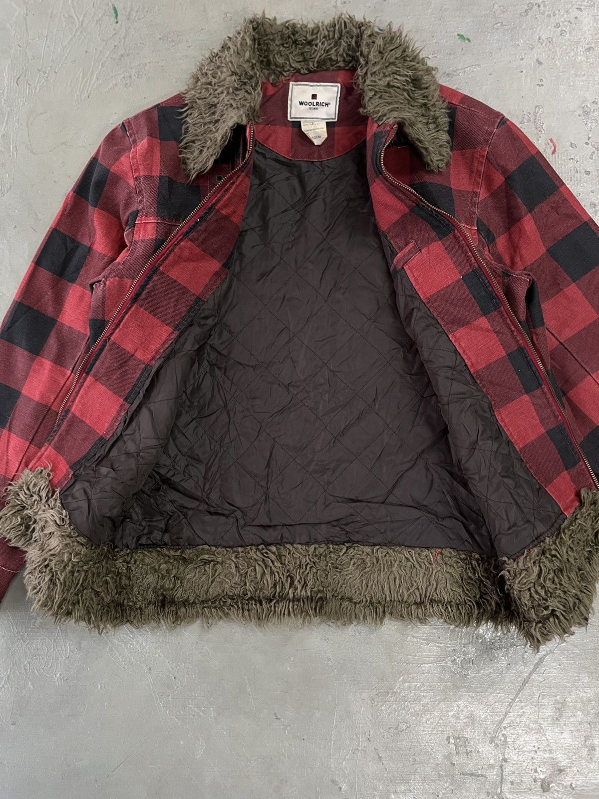Greg Lauren VINTAGE WOOLRICH B-3 SAINT LAURENT INSPIRED TARTAN JACKET Size US M / EU 48-50 / 2 - 9 Thumbnail