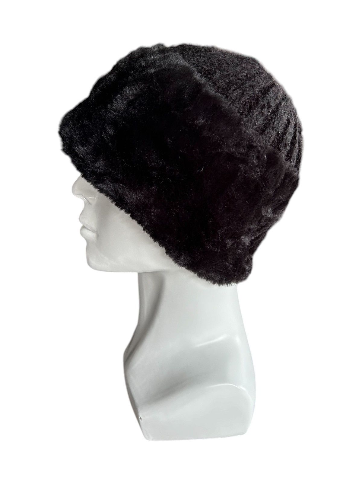 Japanese Brand × Kapital × Vintage Japanese Brand Punk Bondage Style knitt fur Big Beanie Hats Size ONE SIZE - 1 Thumbnail