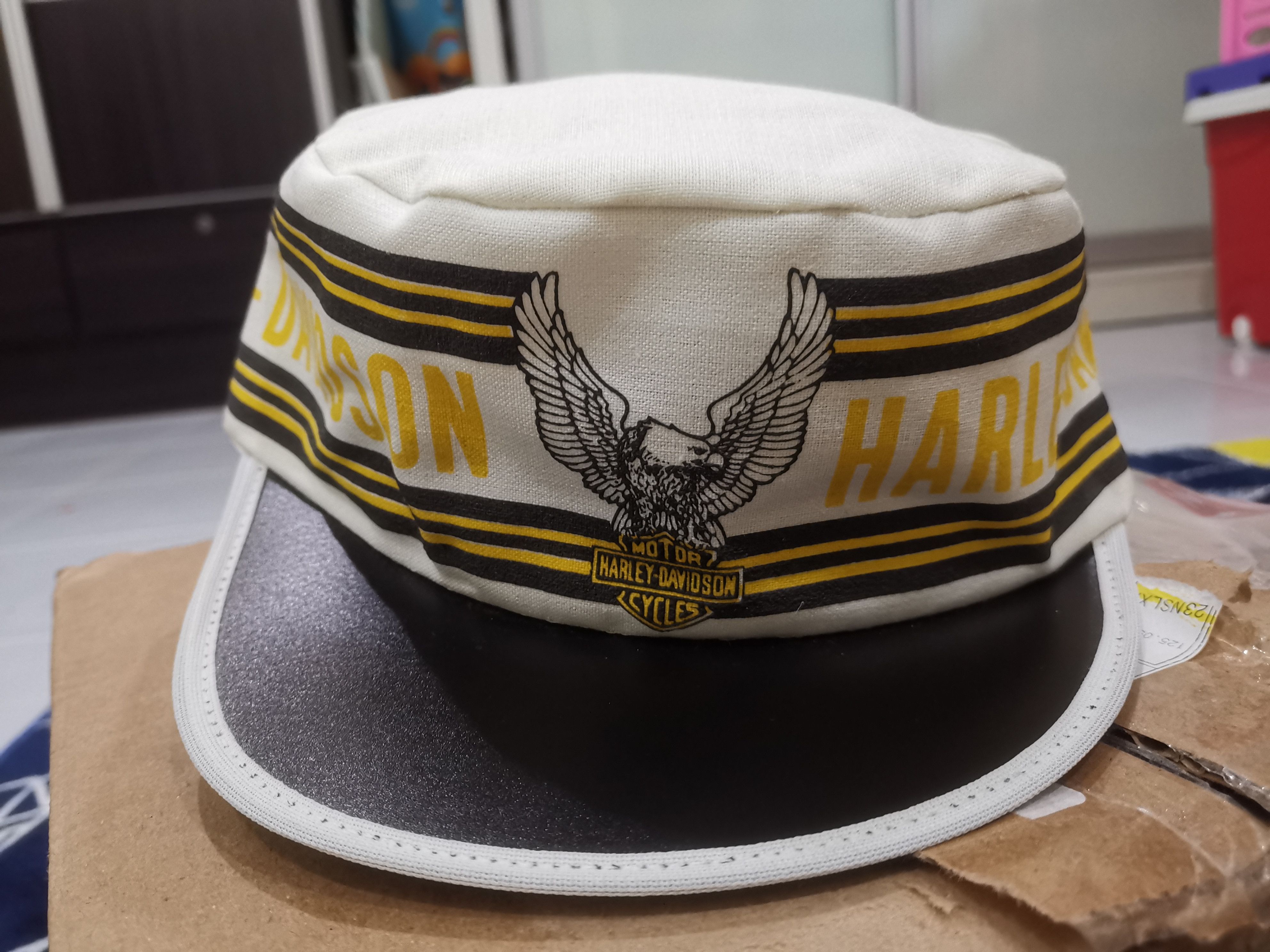Harley Davidson VINTAGE HARLEY DAVIDSON PAINTER HAT Size ONE SIZE - 2 Thumbnail