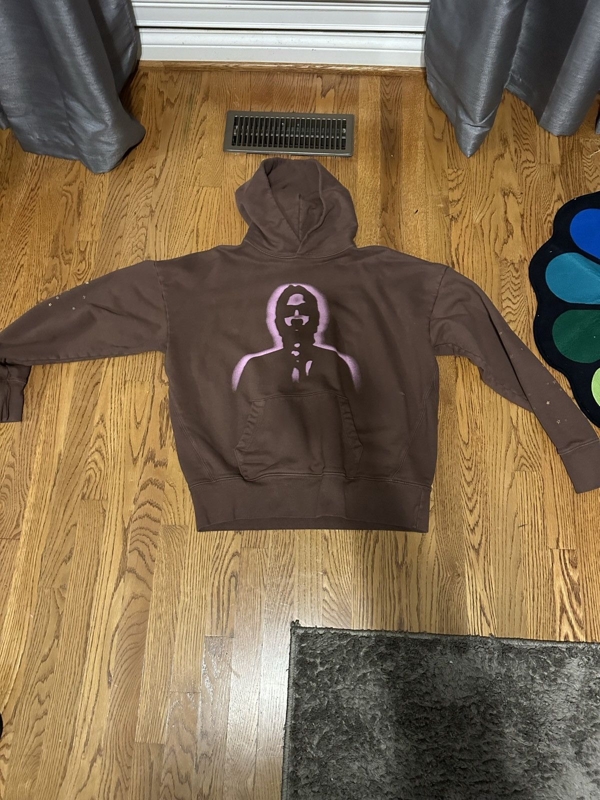 Sp5der Sp5der Thug Hoodie Brown Size US M / EU 48-50 / 2 - 1 Thumbnail
