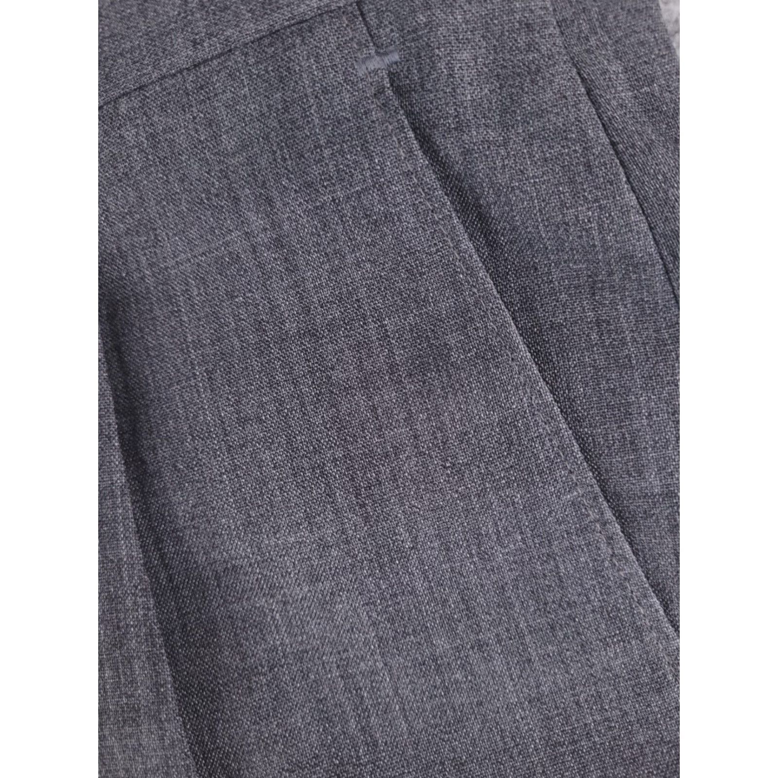 Haggar VINTAGE Haggar Pants Mens 39x29 Dacron Wool Dress Pleated Gray Size US 39 - 3 Thumbnail