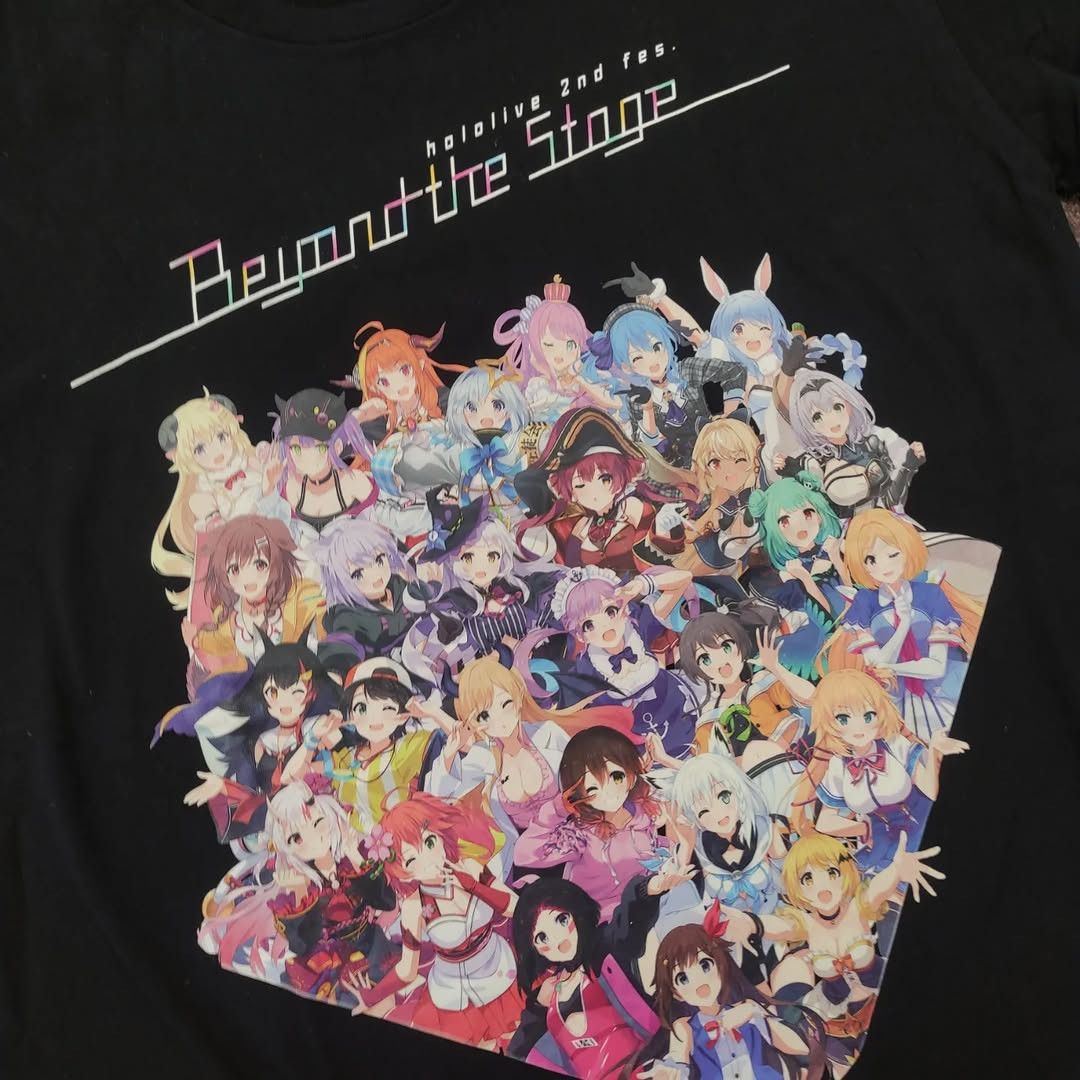 Anime Hololive Beyond The Stage Live 2020 Tee Size US XL / EU 56 / 4 - 2 Thumbnail