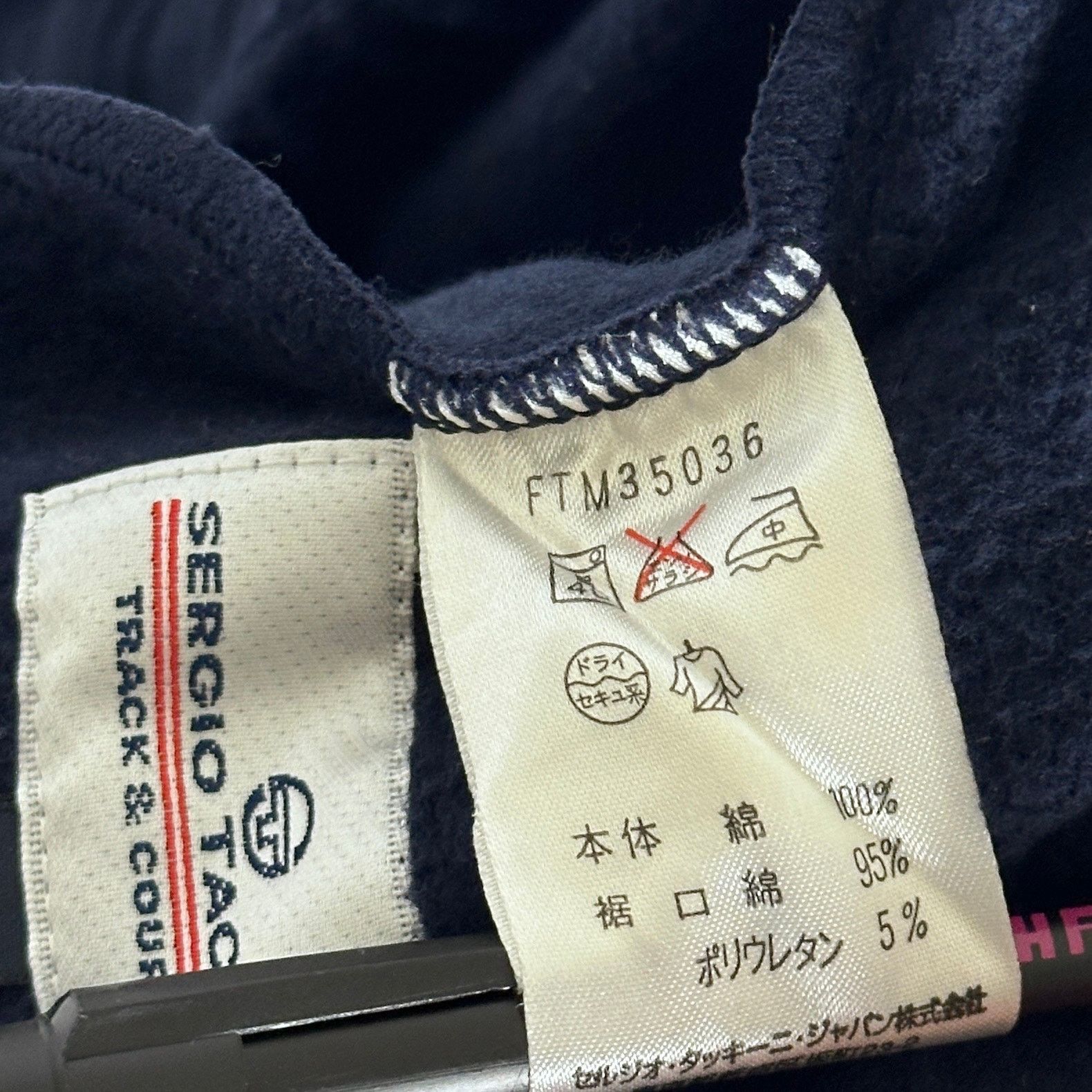 Sergio Tacchini Track & Court Navy Sweatpants Size US 34 / EU 50 - 8 Thumbnail