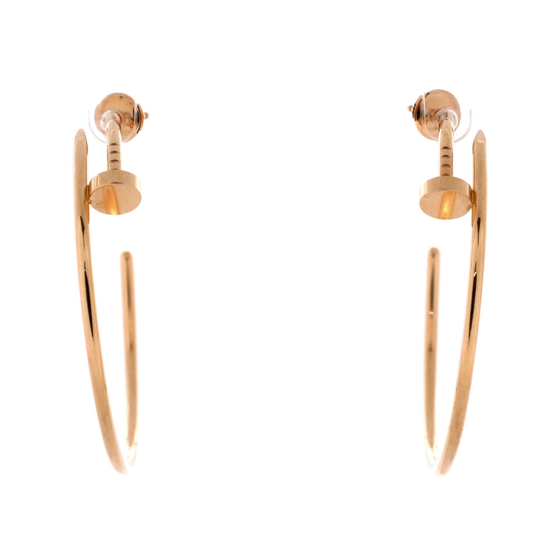 Cartier Juste un Clou Hoop Earrings Size ONE SIZE - 1 Thumbnail
