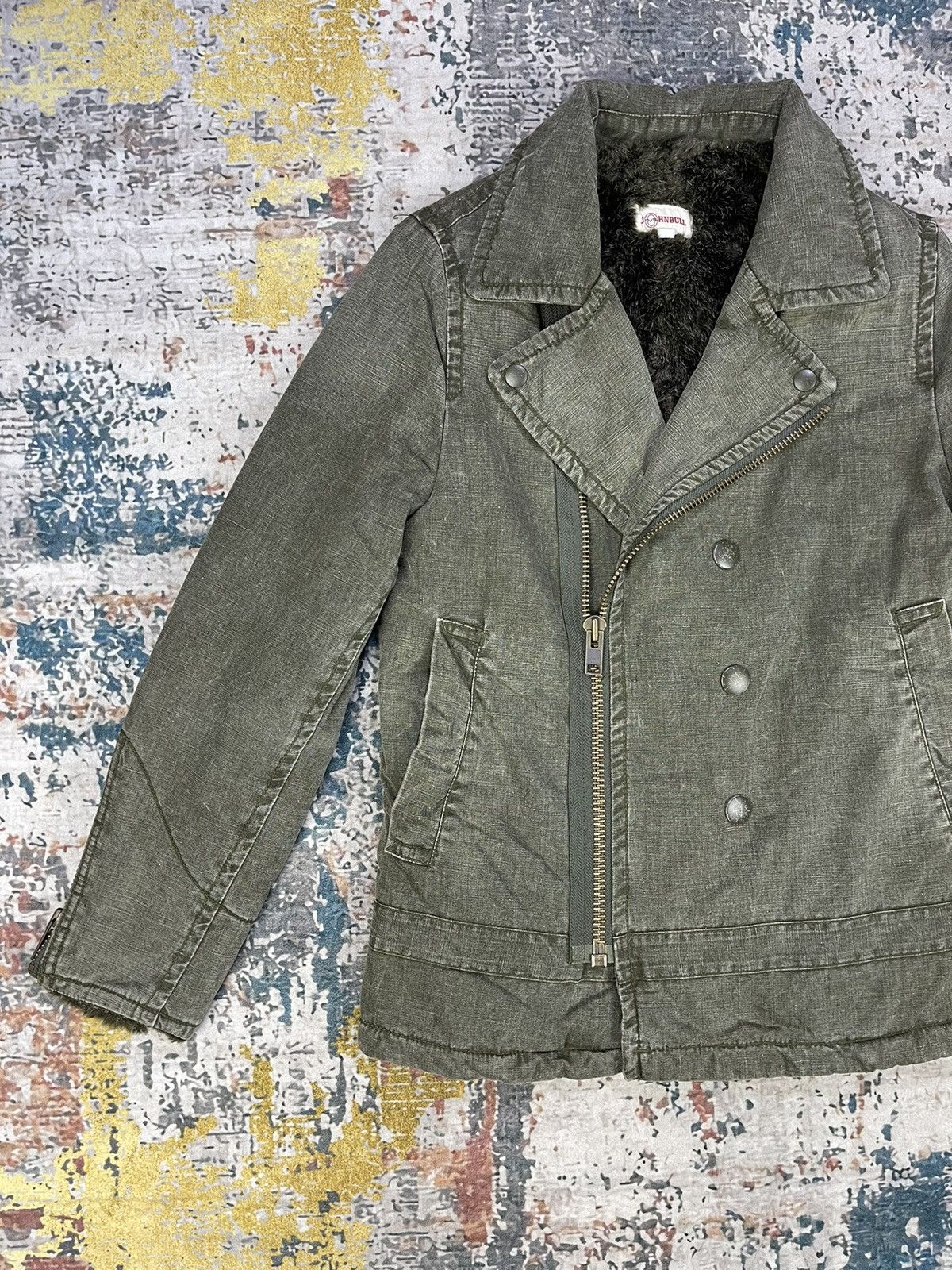Johnbull Johnbull Double Collar 2 Way Back Zip With Sherpa Lining Size ONE SIZE - 2 Thumbnail