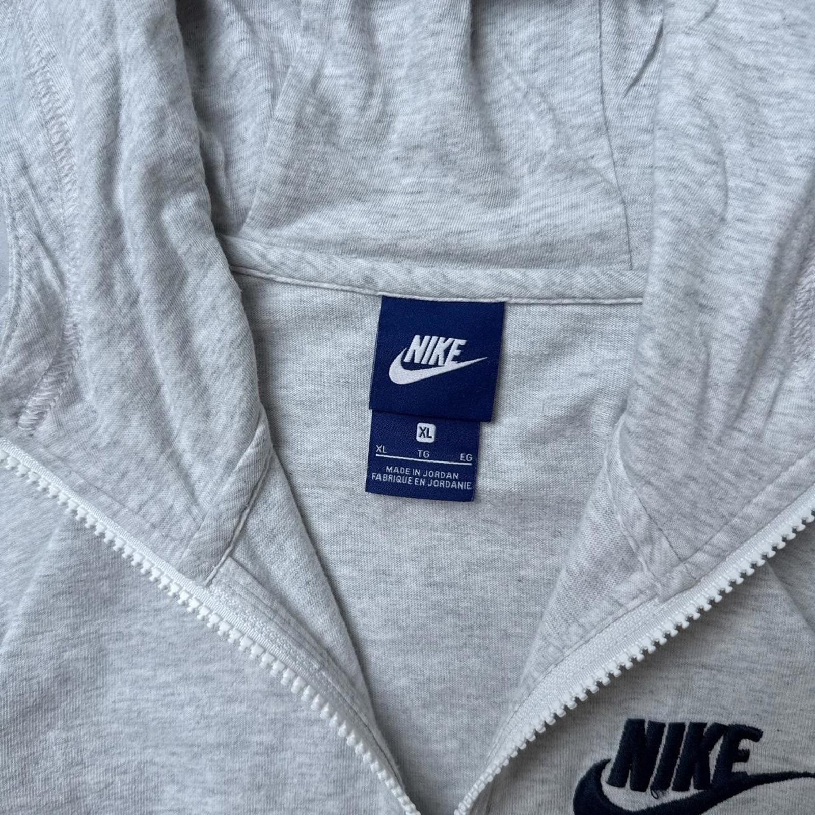 Nike Y2K Nike 00s Gray Zip Up Hoodie Jacket Size US XL / EU 56 / 4 - 3 Thumbnail