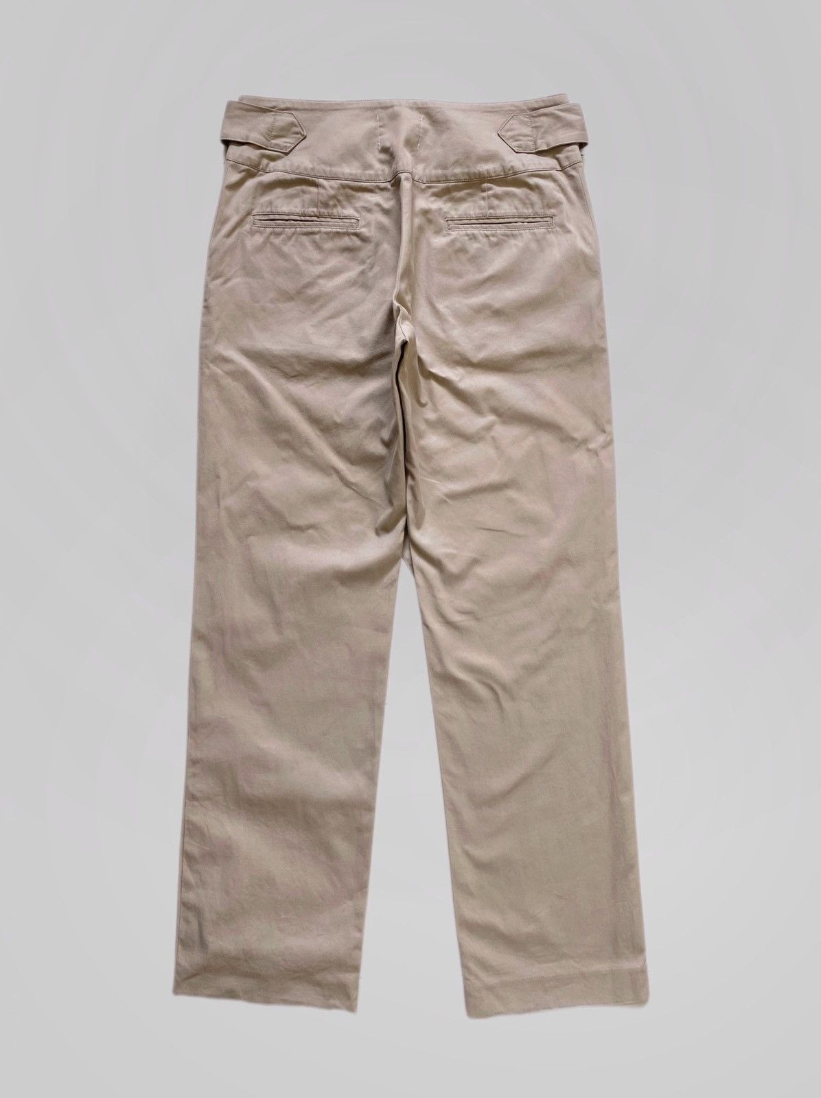 Nepenthes Nepenthes Khaki Tie-Waist Chino Trousers Size 32" / US 10 / IT 46 - 12 Thumbnail
