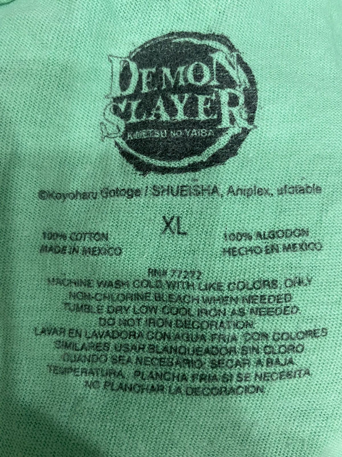Anime DEMON SLAYER TSHIRT Size US L / EU 52-54 / 3 - 8 Thumbnail