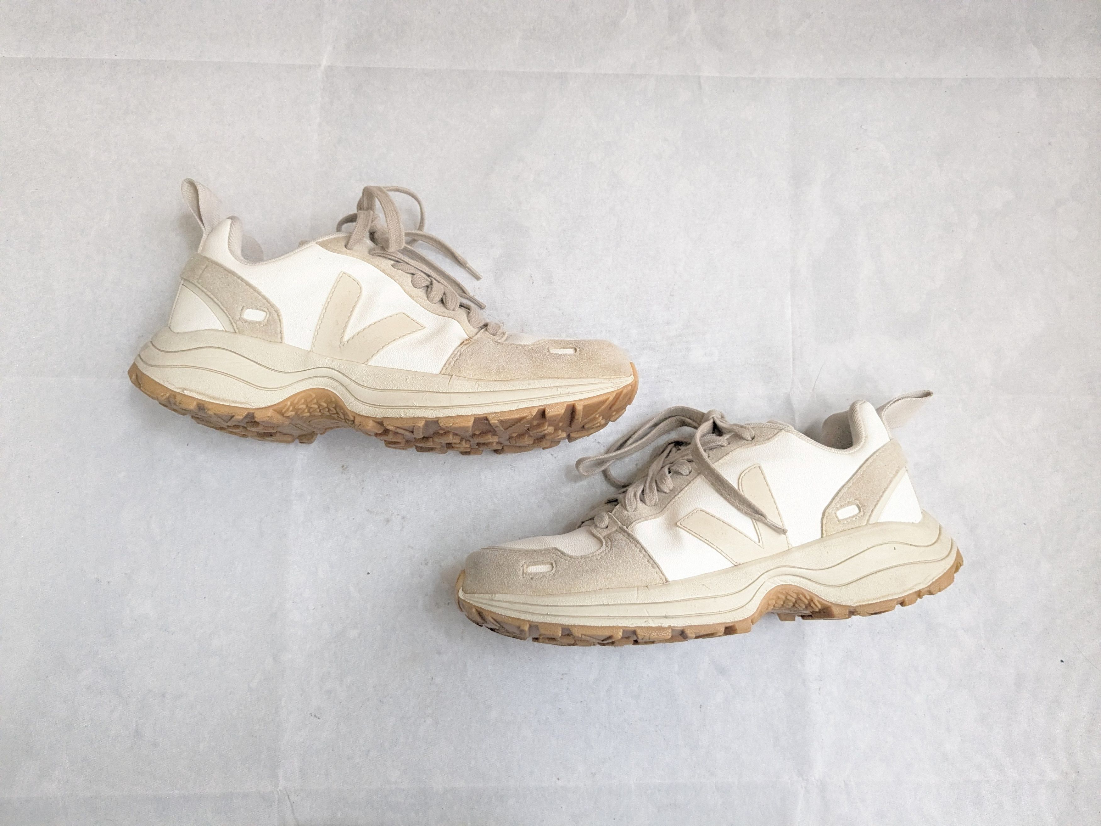 Rick Owens × Veja Megalace Rick Owens Veja Hiking Sneaker 9 White Gray Size US 9 / EU 42 - 1 Thumbnail