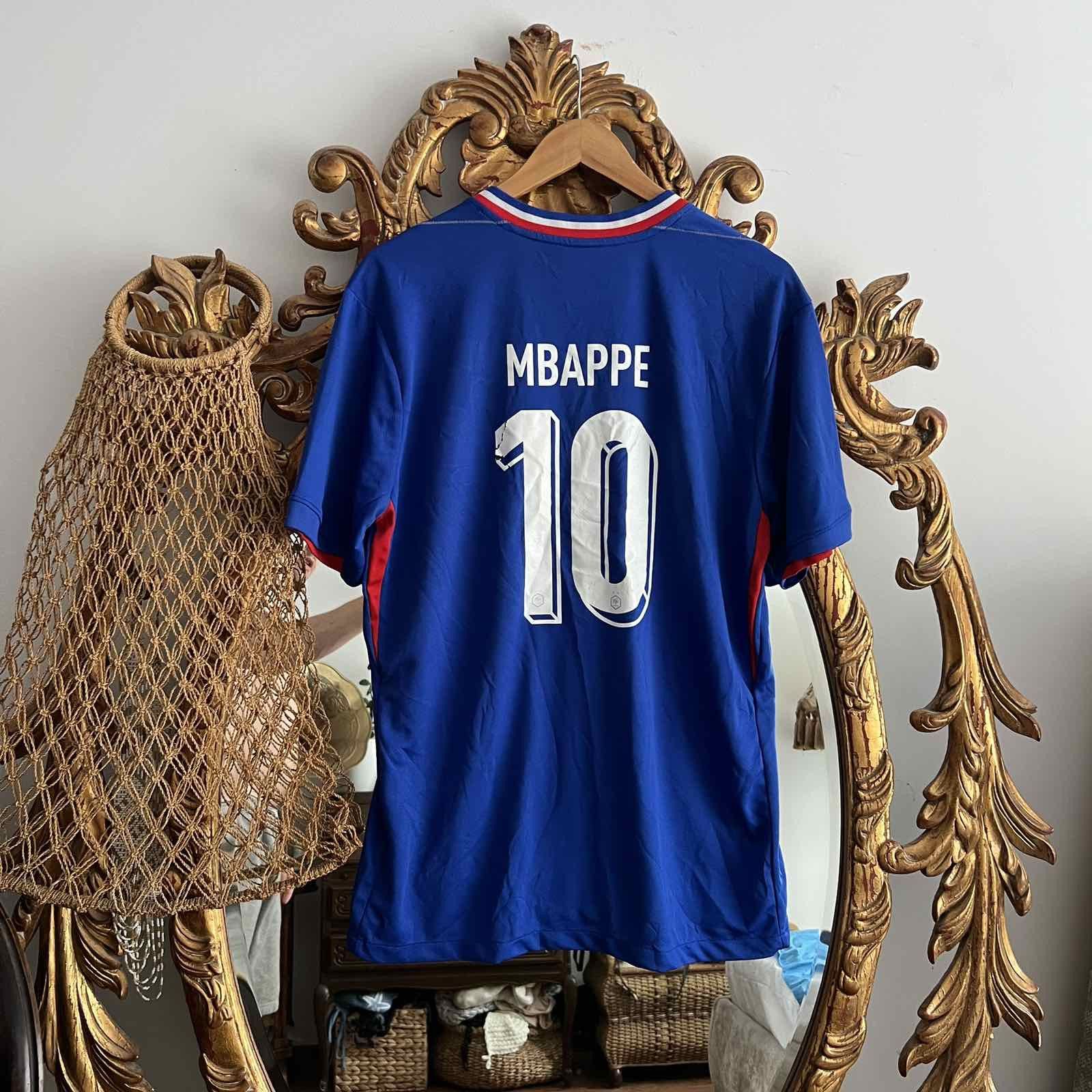 Nike Nike France Home Soccer Jersey 2024 Mbappé #10 Adult Size XL Size US XL / EU 56 / 4 - 2 Thumbnail