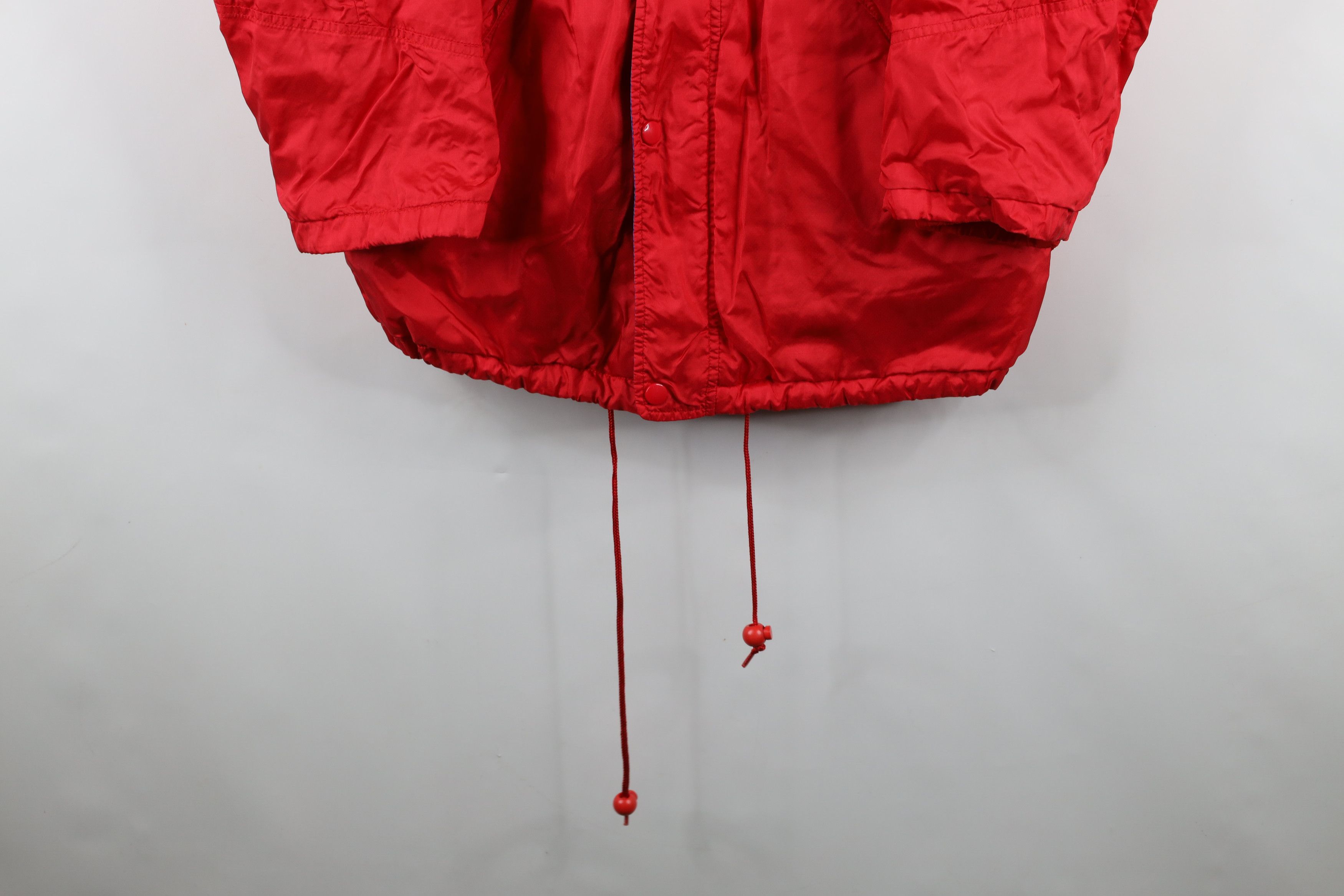 Eddie Bauer × Vintage Vintage 90s Eddie Bauer Goretex Long Rain Jacket Coat Red Size US S / EU 44-46 / 1 - 4 Thumbnail
