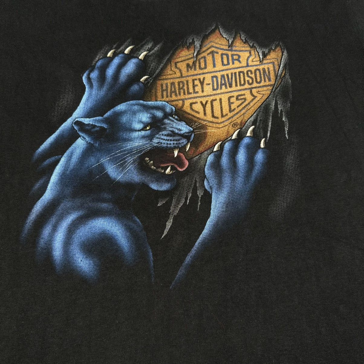 Harley Davidson Vintage 1991 Harley Davidson Panther 3D Emblem T Shirt Size US XL / EU 56 / 4 - 4 Thumbnail