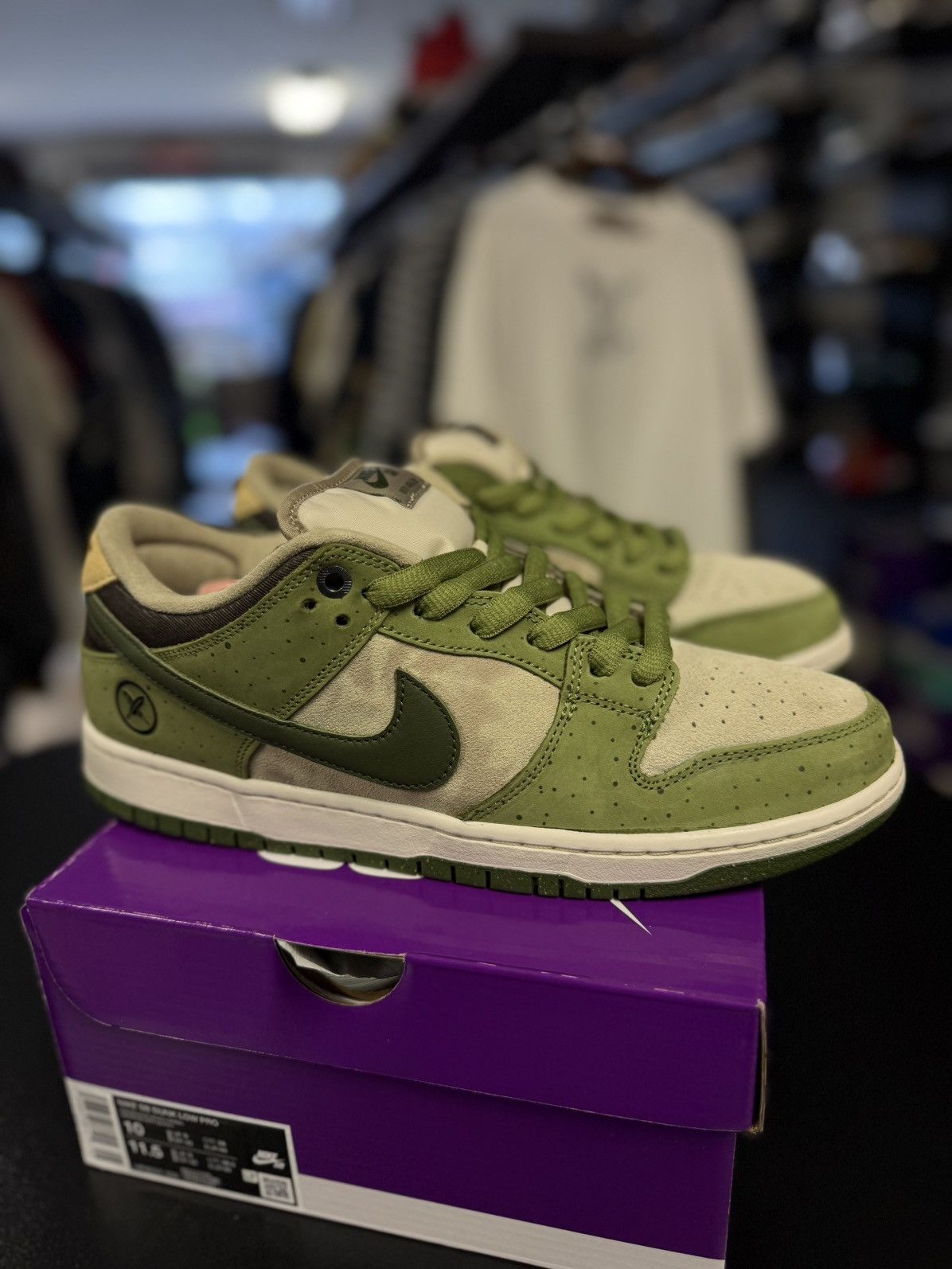 Nike Nike Dunk Low Yuto Horigome Matcha Size 10 (NEW) Size US 10 / EU 43 - 3 Thumbnail