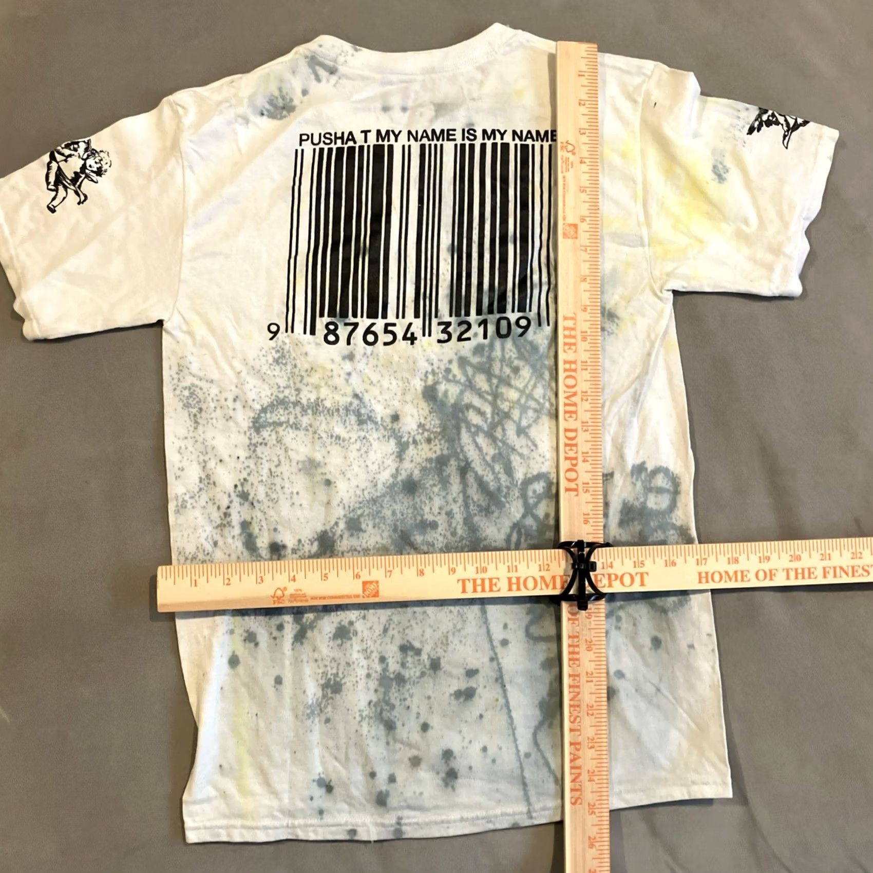 Hanes RARE Hanes Pusha T My Name is My Shirt Kendrick Lamar Size Small White Short Sleeve Crew Neck Size US S / EU 44-46 / 1 - 7 Thumbnail