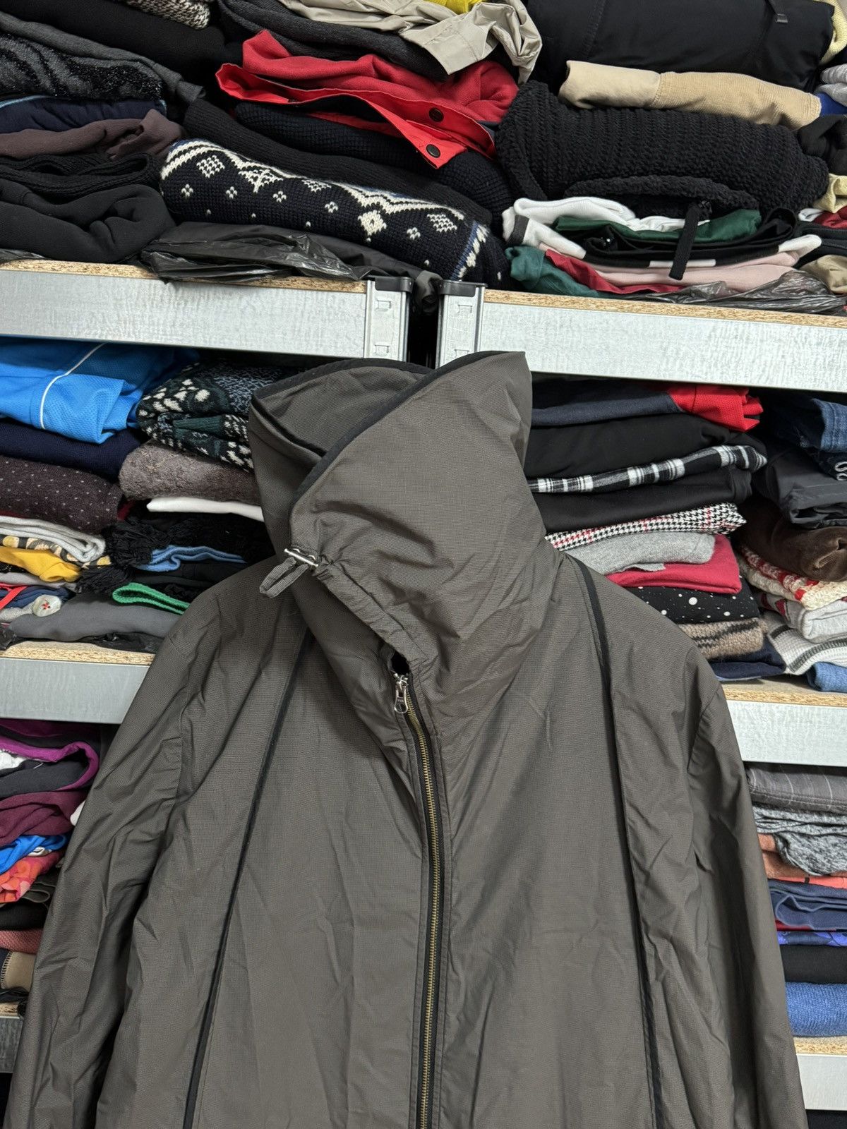 OSKA OSKA Long Coat Jacket Full Zip High Neck Minimalist Size 4 Size S / US 4 / IT 40 - 3 Thumbnail